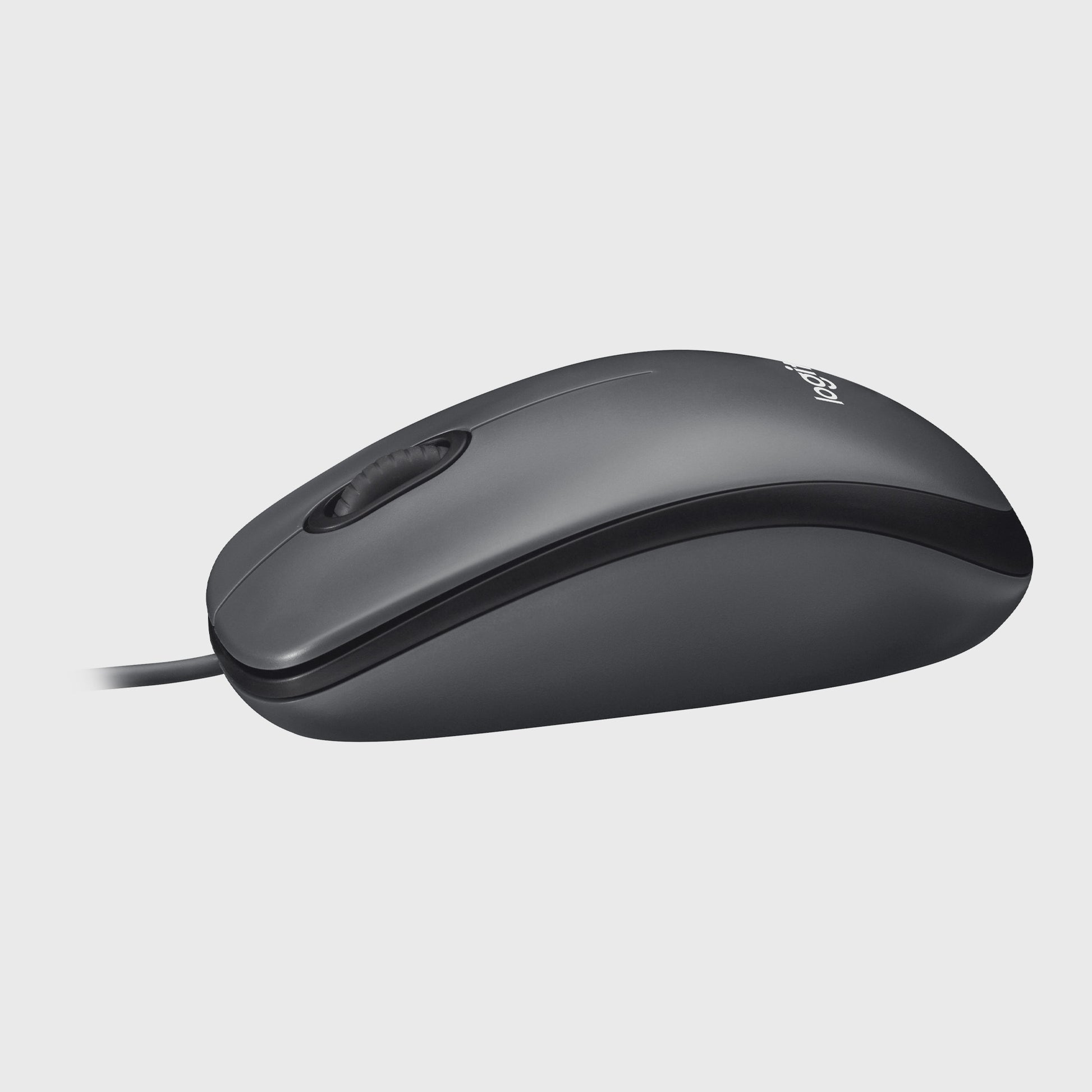 Logitech M100 Maus – kabelgebunden, USB-A, 1'000 dpi, beidhändig, schwarz