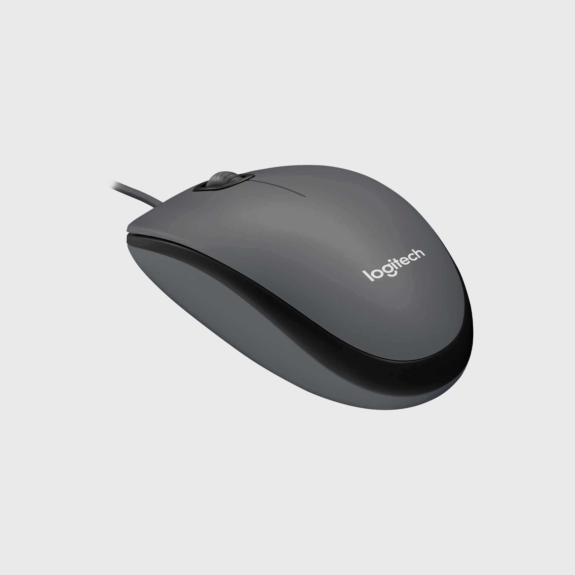 Logitech M100 Maus – kabelgebunden, USB-A, 1'000 dpi, beidhändig, schwarz