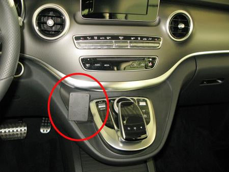 Brodit ProClip – Auto-Halterung (passiv) – für Mercedes Benz V‑Class 16–17 – Schwarz