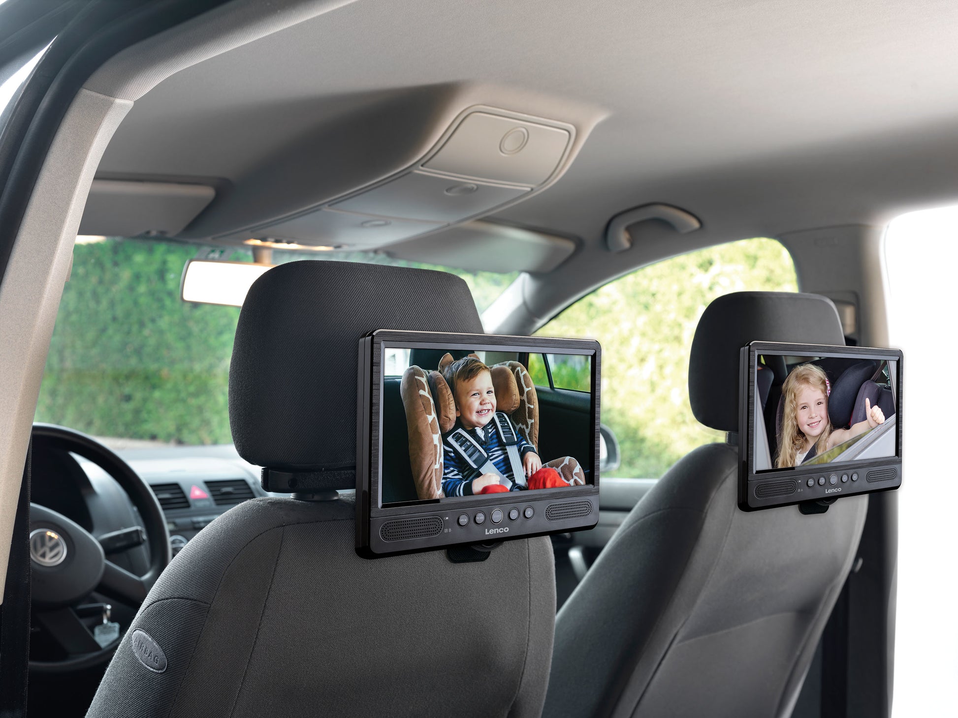Lenco DVP-1045 – 10" tragbarer DVD-Player, TFT, 1024×600 Pixel, USB, SD, 2× Lautsprecher – Schwarz