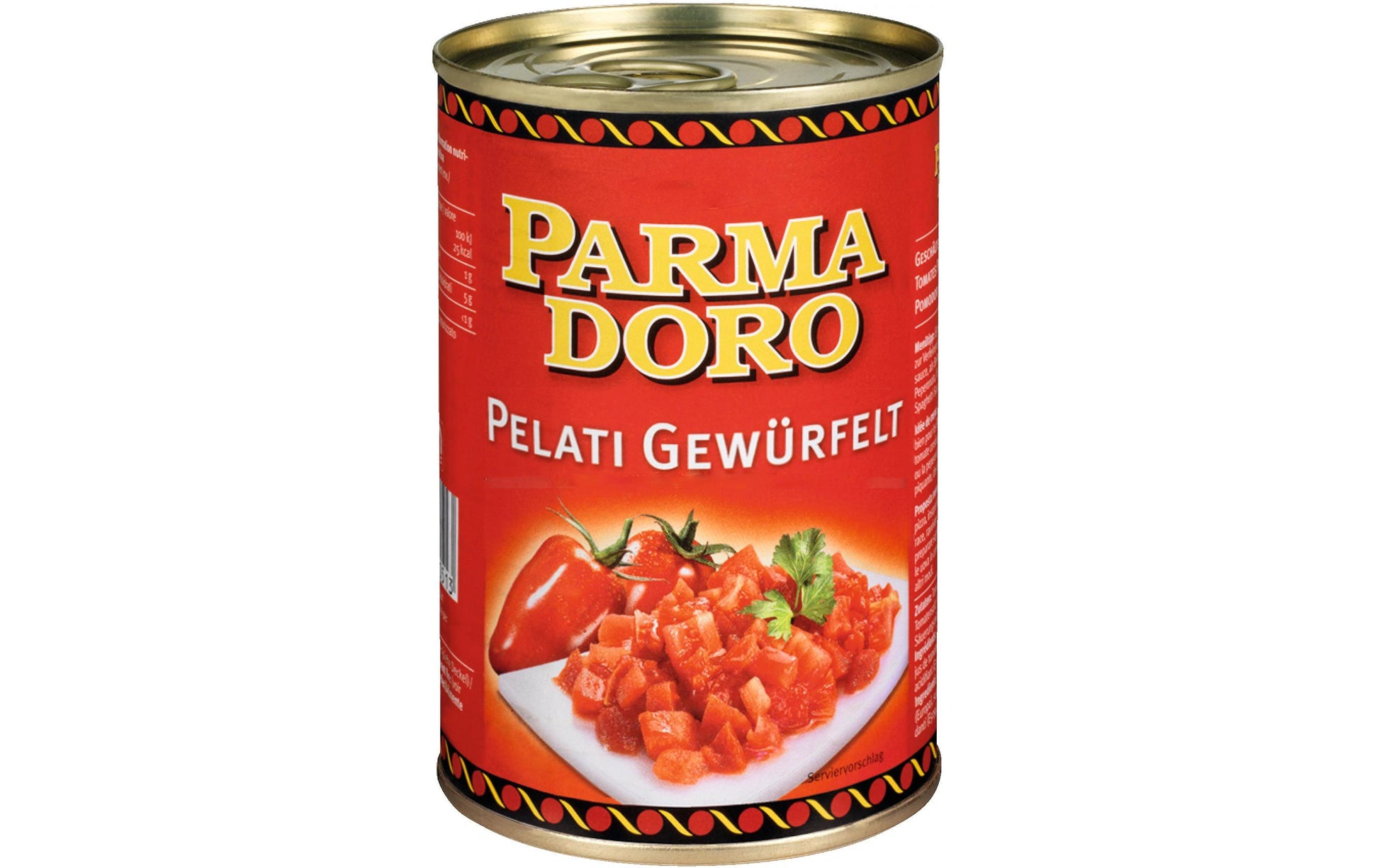 Parmadoro Tomatensauce geschälte gewürfelte Tomaten – 395 g