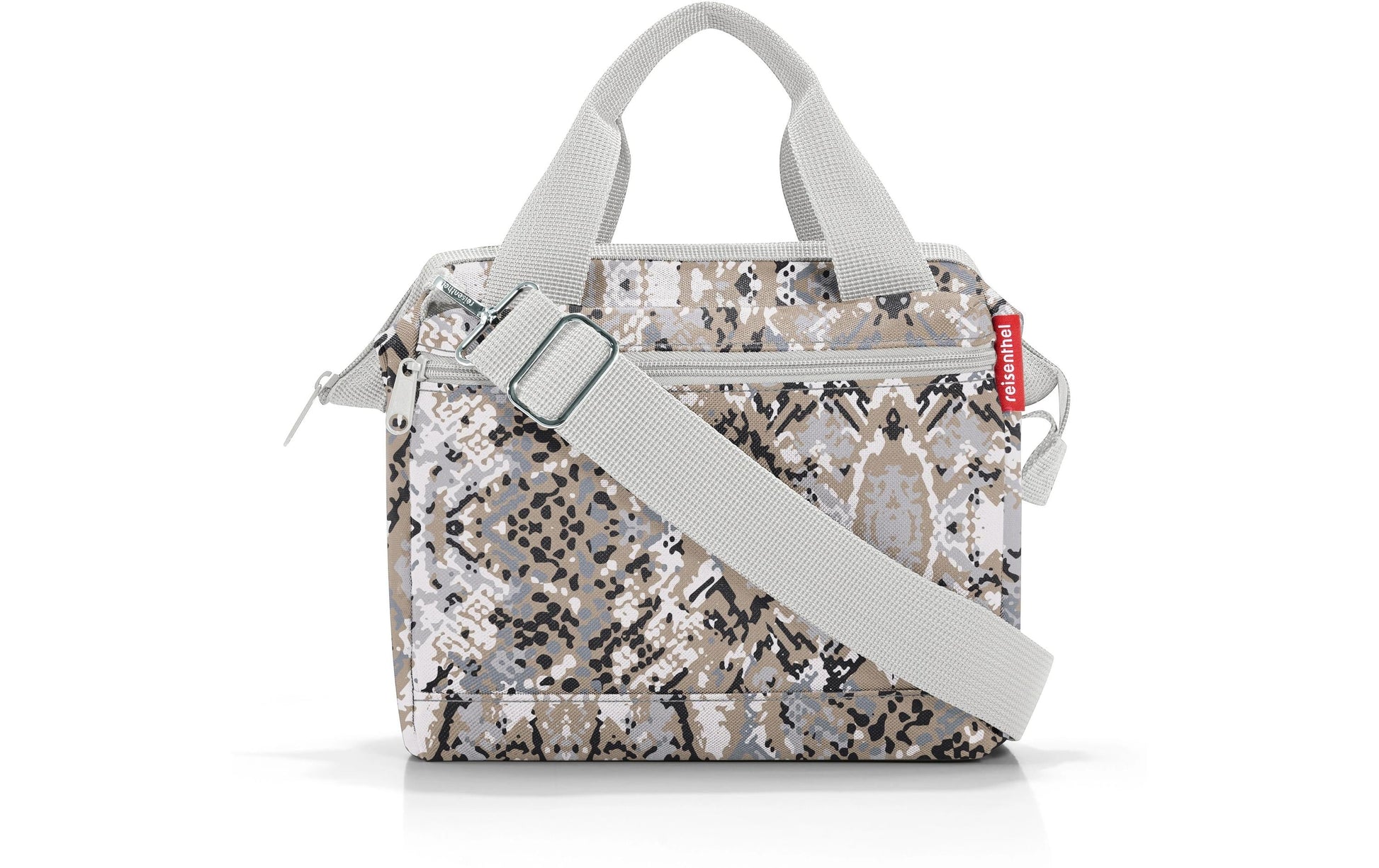 Reisenthel allrounder cross – Umhängetasche, 4 l, Polyester, Snake Sand, 22 × 24 × 13 cm