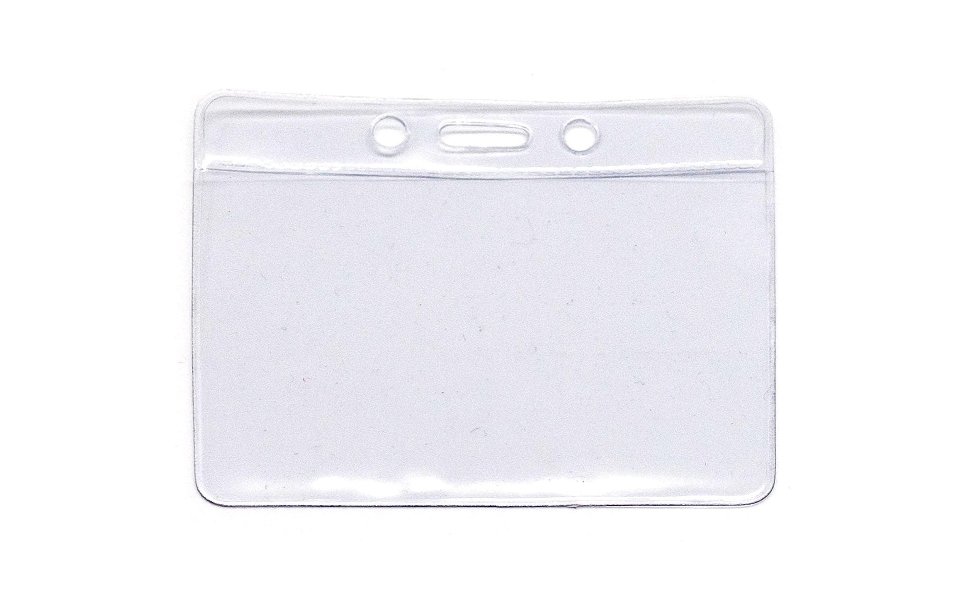 #Delete Ausweishülle – AWQ13b, 95 × 60 mm, Querloch, 2 Rundlöcher