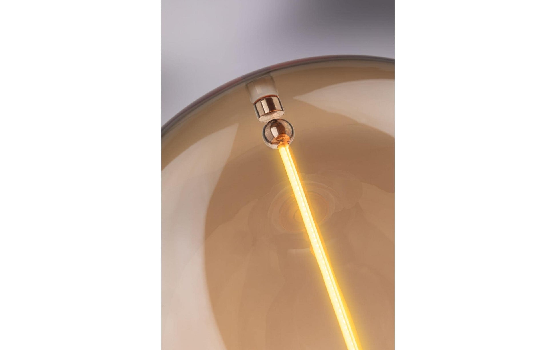 Paulmann LED-Leuchtmittel E27 Birnenform – Warmweiss 1800 K, 90 lm, 2,2 W – 1 Stk., Gold/Glas
