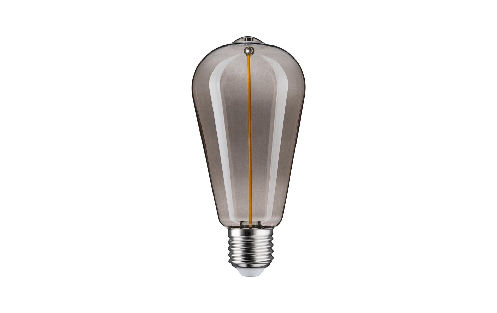 Paulmann LED-Leuchtmittel E27 A-Form – Warmweiss 1800 K, 90 lm, 2,8 W – IP20 – 1 Stk. – Grau, Glas