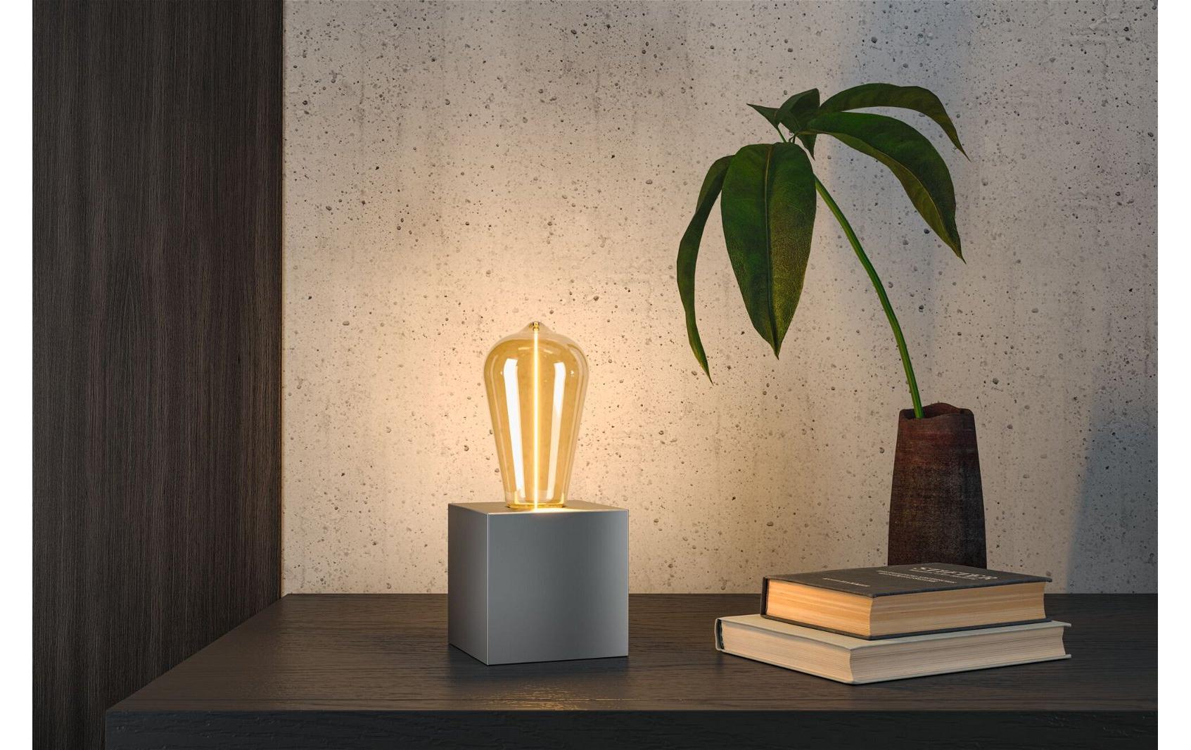 Paulmann LED-Leuchtmittel E27 Kolbenform – Warmweiss 1800 K, 140 lm, 2,8 W – IP20 – 1 Stk., Gold, Glas