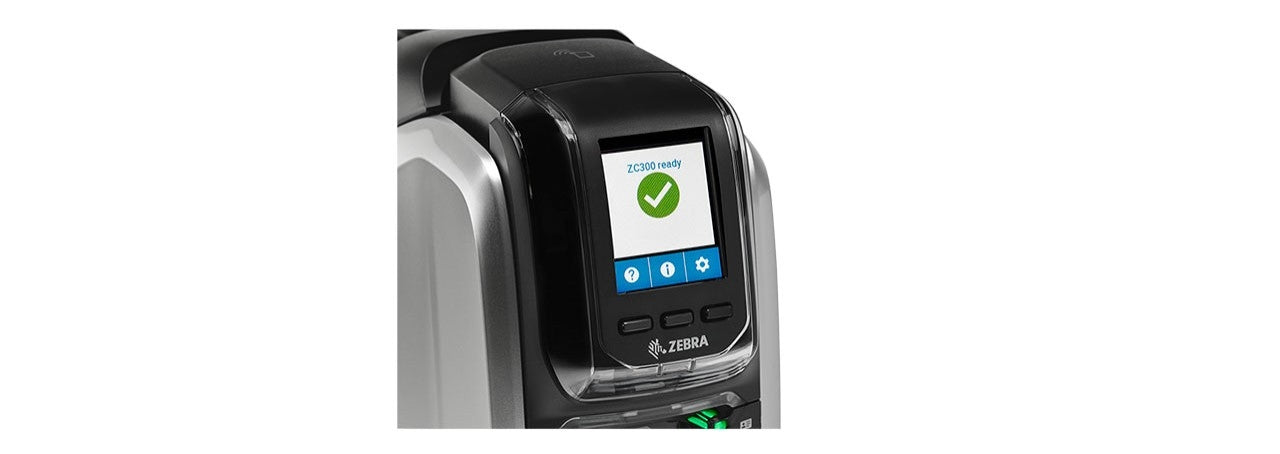 Zebra ZC300 – Kartendrucker, Thermotransfer, Duplex, 300 × 300 dpi, für PVC-Karten 85,6 × 54 mm, USB, LAN