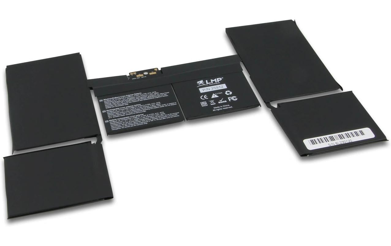 LMP 25912 – Ersatzakku Li-Ion, 7,56 V 4761,9 mAh (36 Wh), für MacBook (Retina, 12", Early 2015/2016/2017)