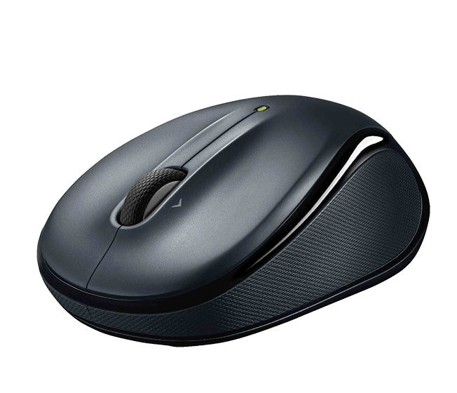 Logitech M325 Maus – Kabellos, Dunkelsilber/Schwarz
