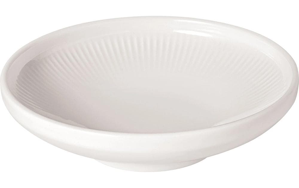 Villeroy & Boch Afina Dessert-Schale – 0,08 l, Porzellan, Weiss, Spülmaschinenfest, Mikrowellenfest, 6 Stück
