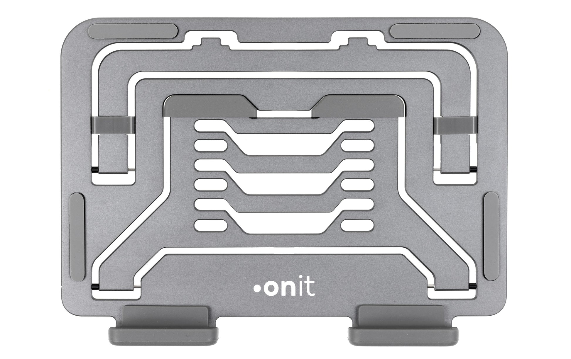 ONIT Laptop-Ständer – bis 14", faltbar, höhenverstellbar – Anthrazit