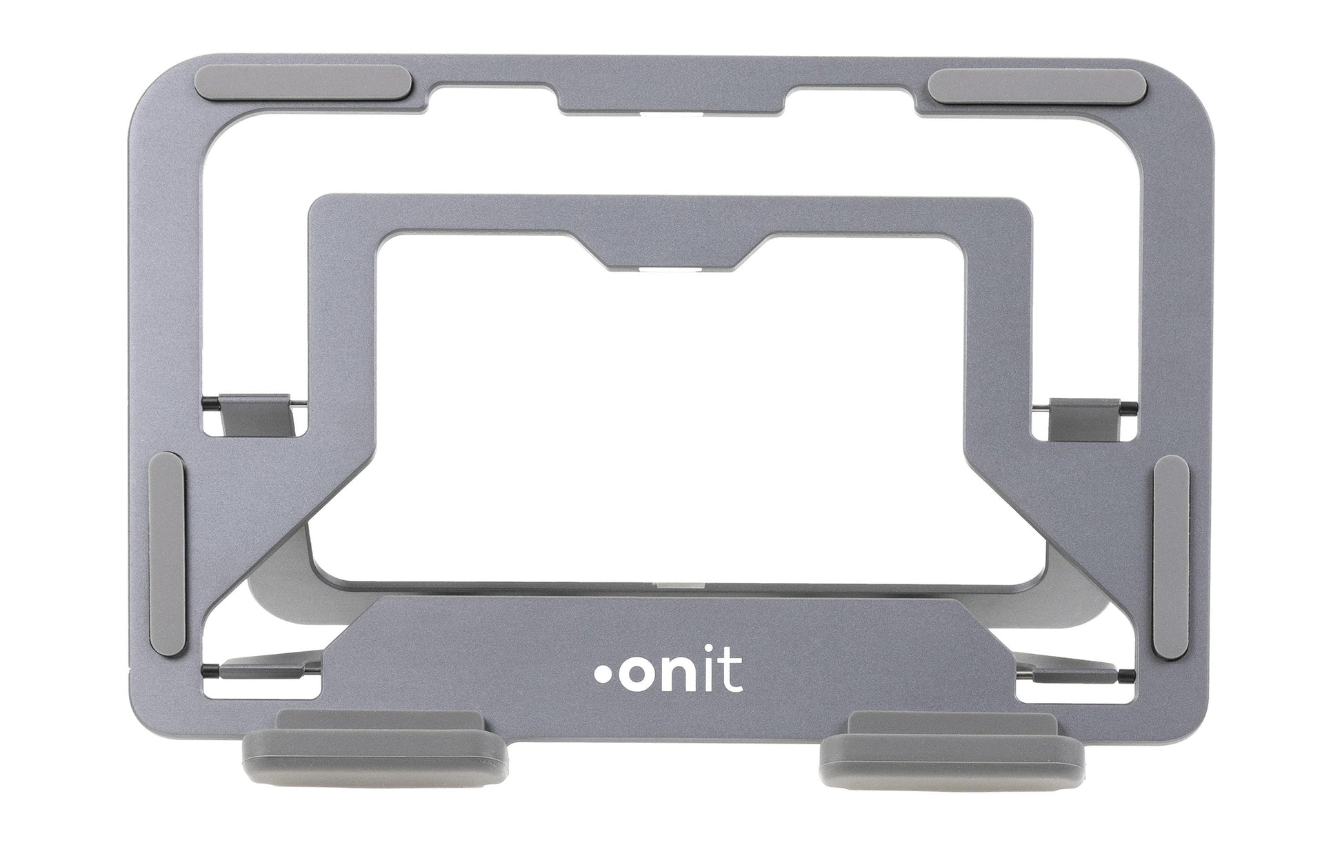 ONIT Laptop-Ständer – bis 14", faltbar, höhenverstellbar – Anthrazit