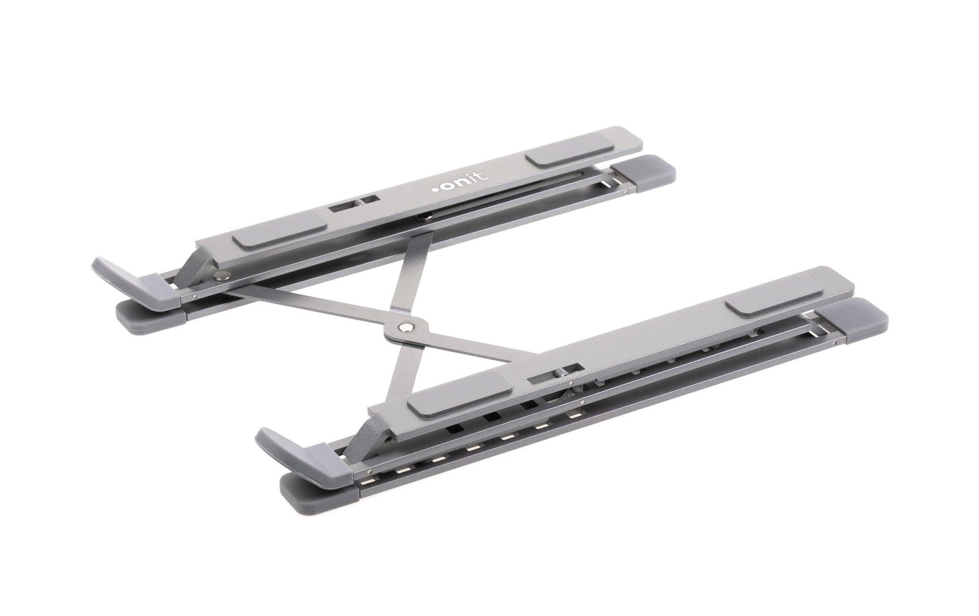 ONIT Laptop-Ständer – bis 17,3", faltbar, höhenverstellbar – Anthrazit