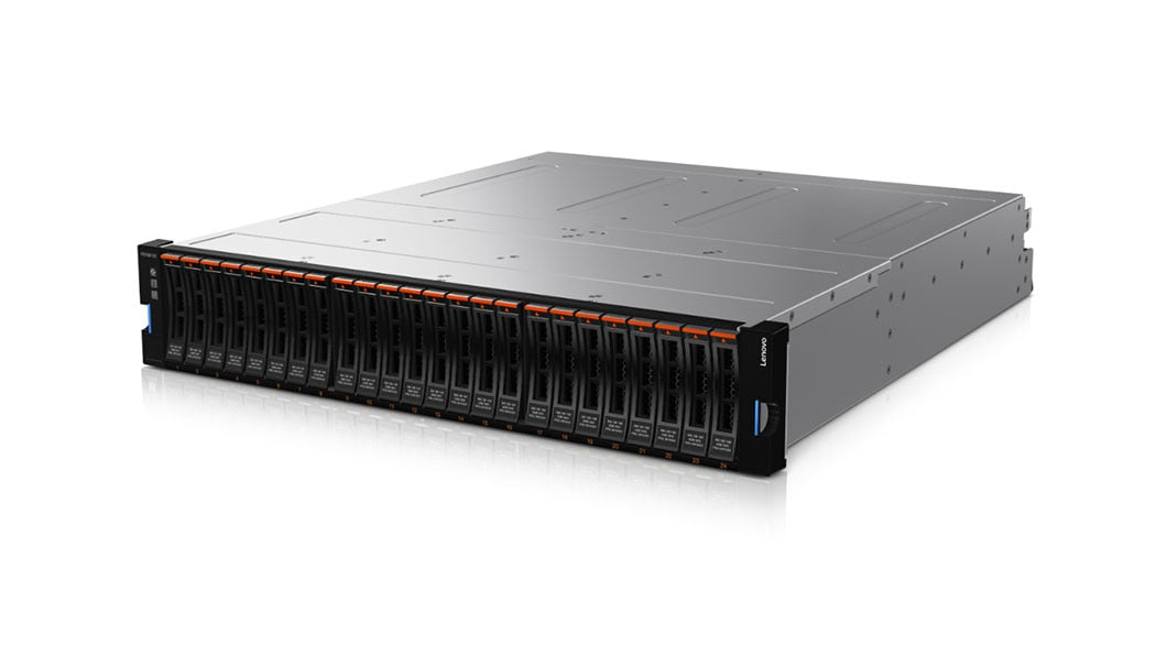 Lenovo Storage V3700 V2 SFF – 24-Bay Rack 2U – 1GbE, redundantes Netzteil, für 2,5" HDD/SSD, SAS