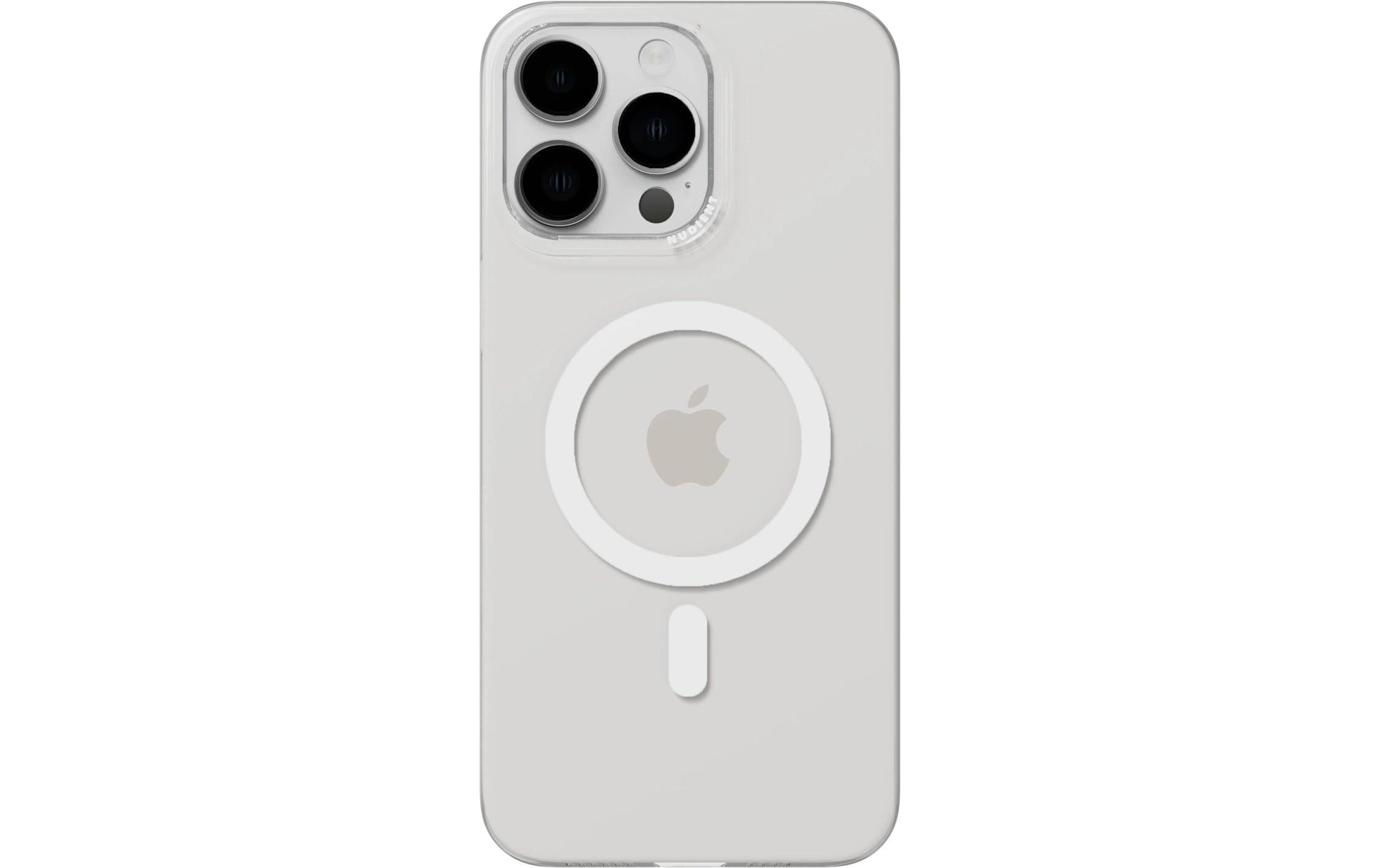 Nudient Thin Case Backcover – für Apple iPhone 15 Pro Max, MagSafe, Recycelbarer Kunststoff, Transparent