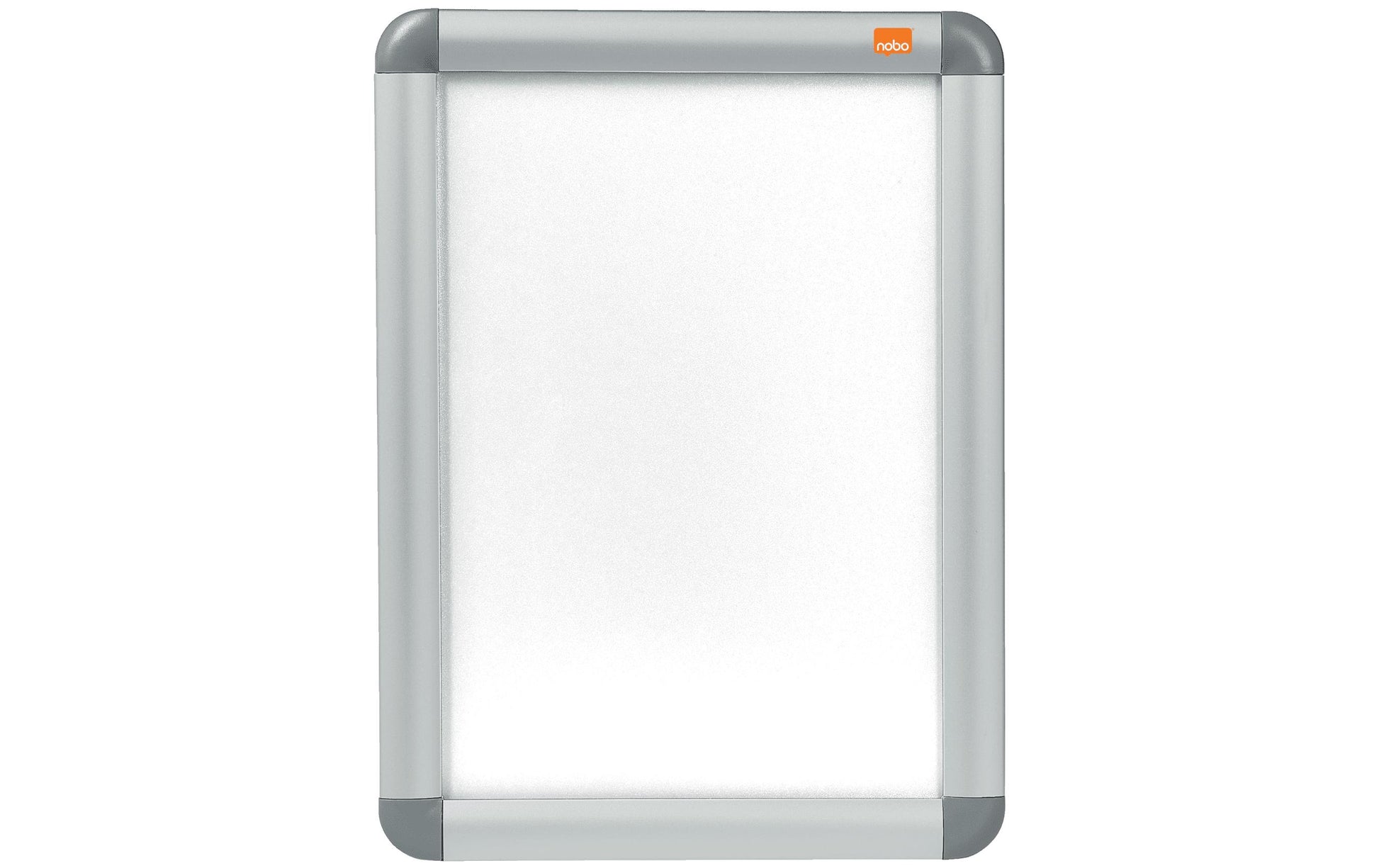 Nobo Plakatrahmen – 252 × 342 mm, silber, wetterfest, spritzwassergeschützt, für A4