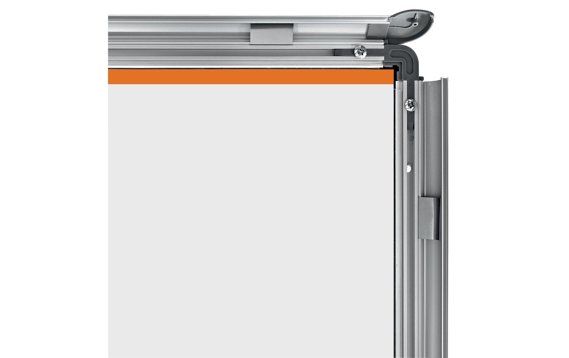 Nobo Plakatrahmen Premium Plus – 650 × 900 mm, silber, Metall