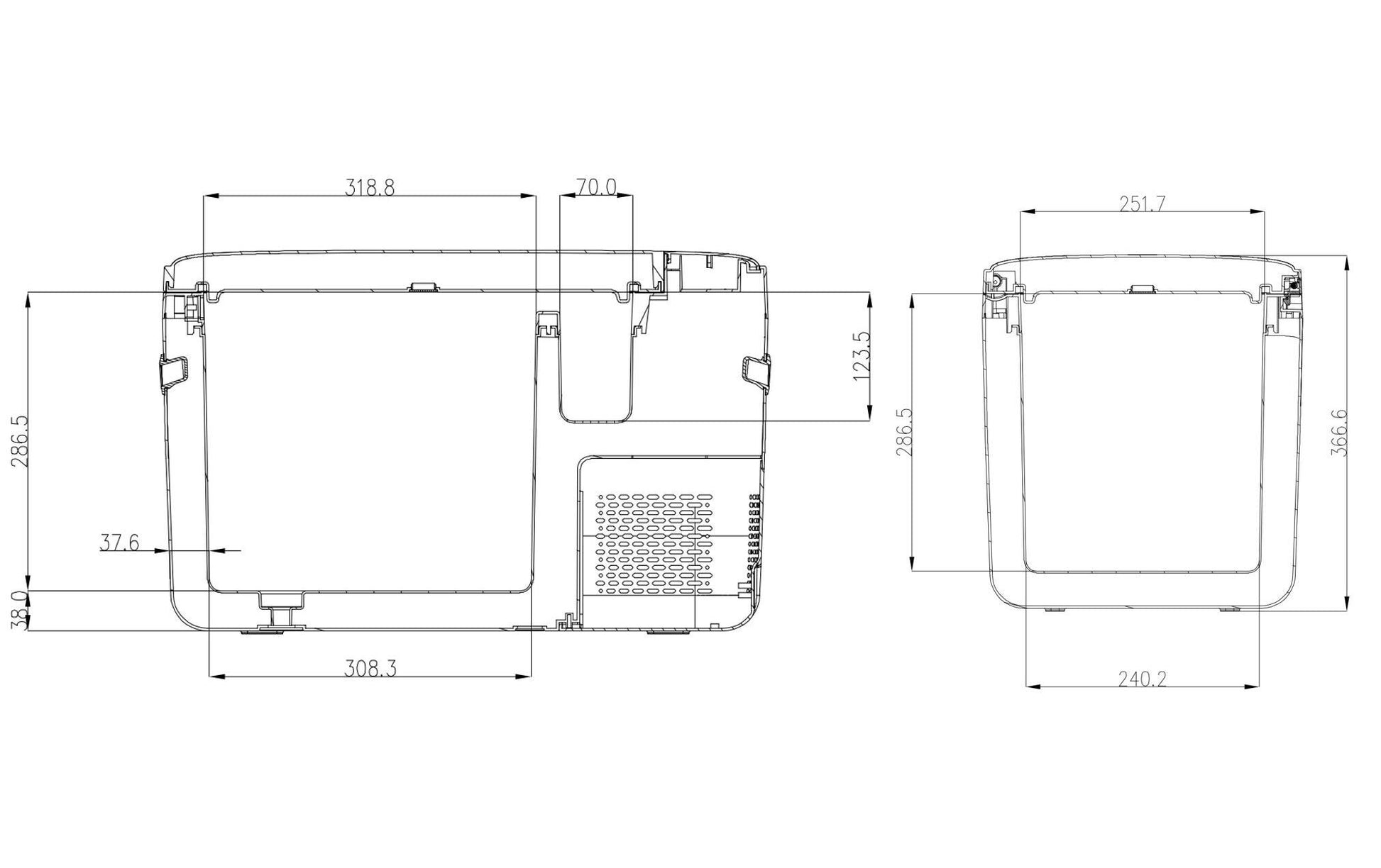 KOOR Kühlbox ARC – 25 l, 12 V, Kompressor, Energieeffizienzklasse A