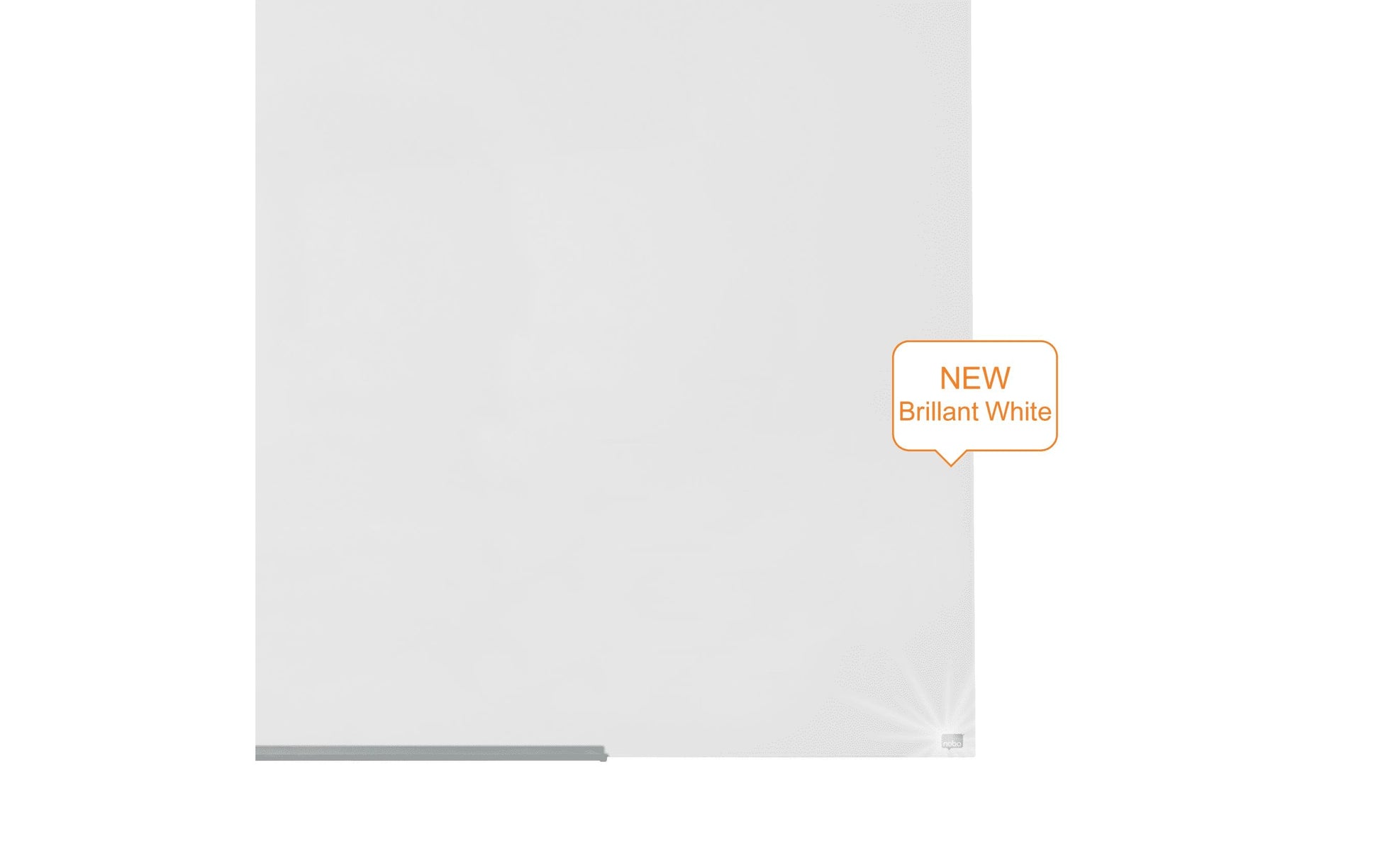 Nobo Whiteboard – 188 × 106 cm, Glas, magnetisch, Wandmontage, inkl. Stift, Magnete, Montagesatz