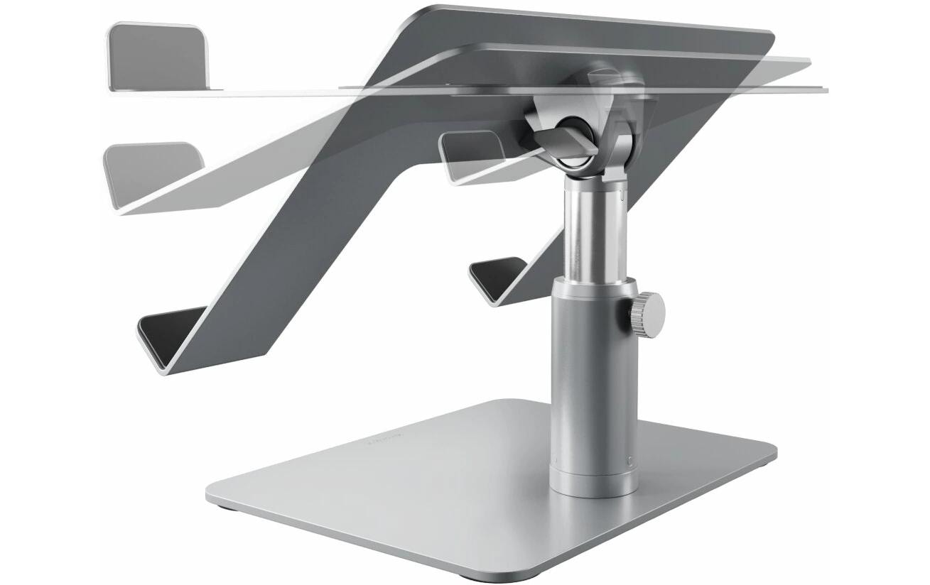Kensington Laptop-Ständer – bis 16", bis 8 kg Traglast, faltbar – Silber