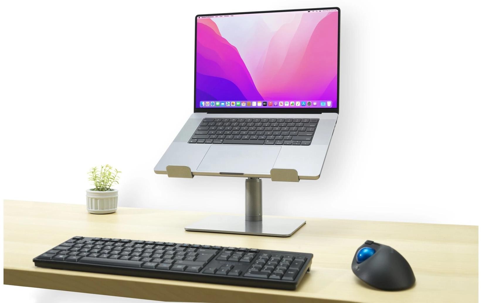 Kensington Laptop-Ständer – bis 16", bis 8 kg Traglast, faltbar – Silber