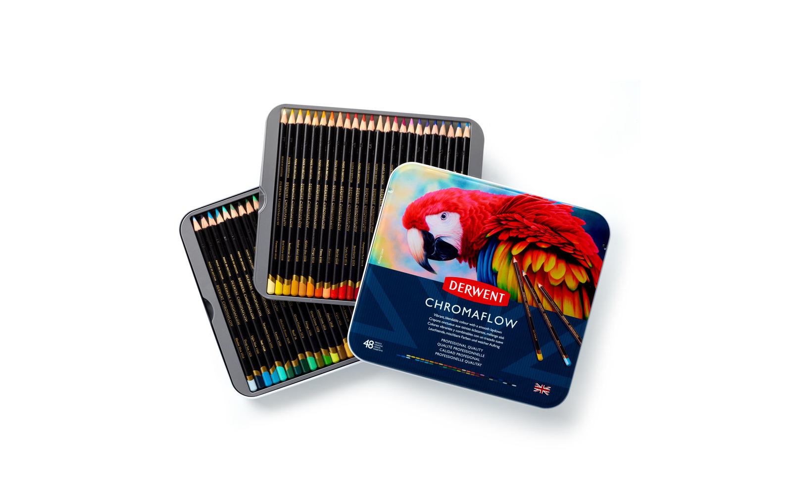 Derwent Professionelle Buntstifte – Mehrfarbig, 48 Stk.