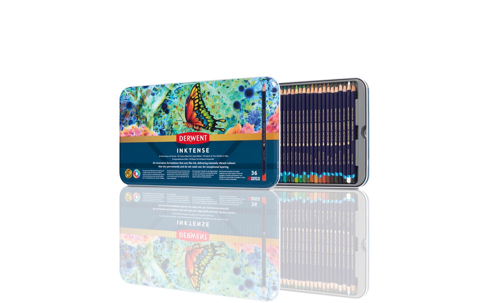 Derwent Inktense Aquarellstift – Metallgehäuse, wasserlöslich