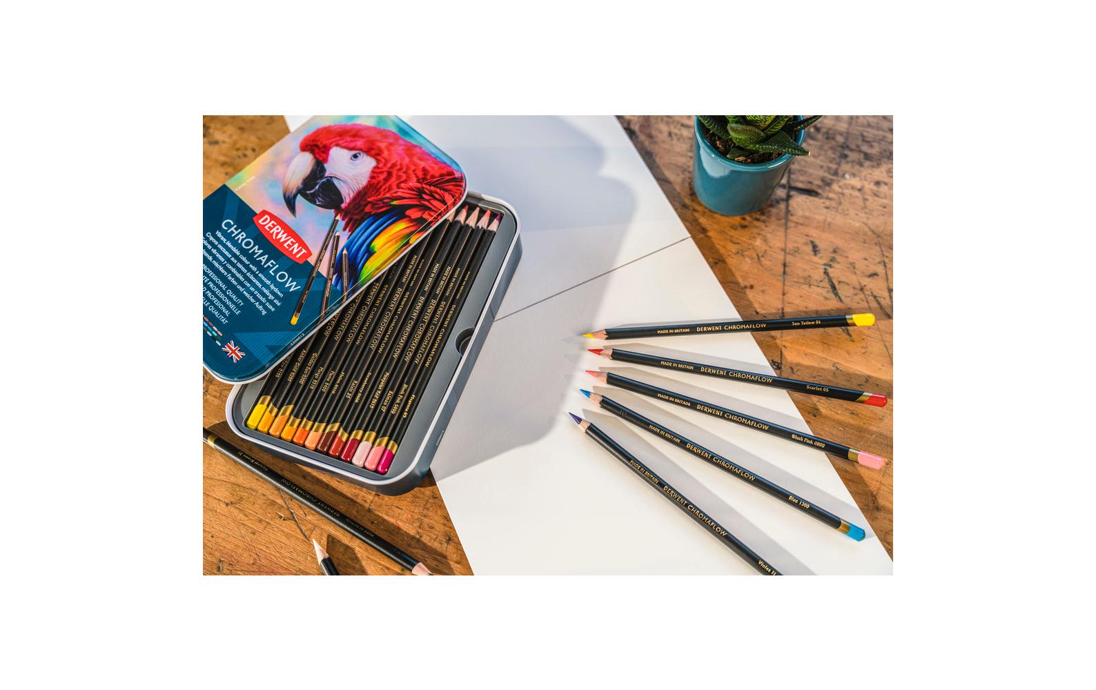 Derwent Professionelle Aquarellfarbstifte – 24 Stk.