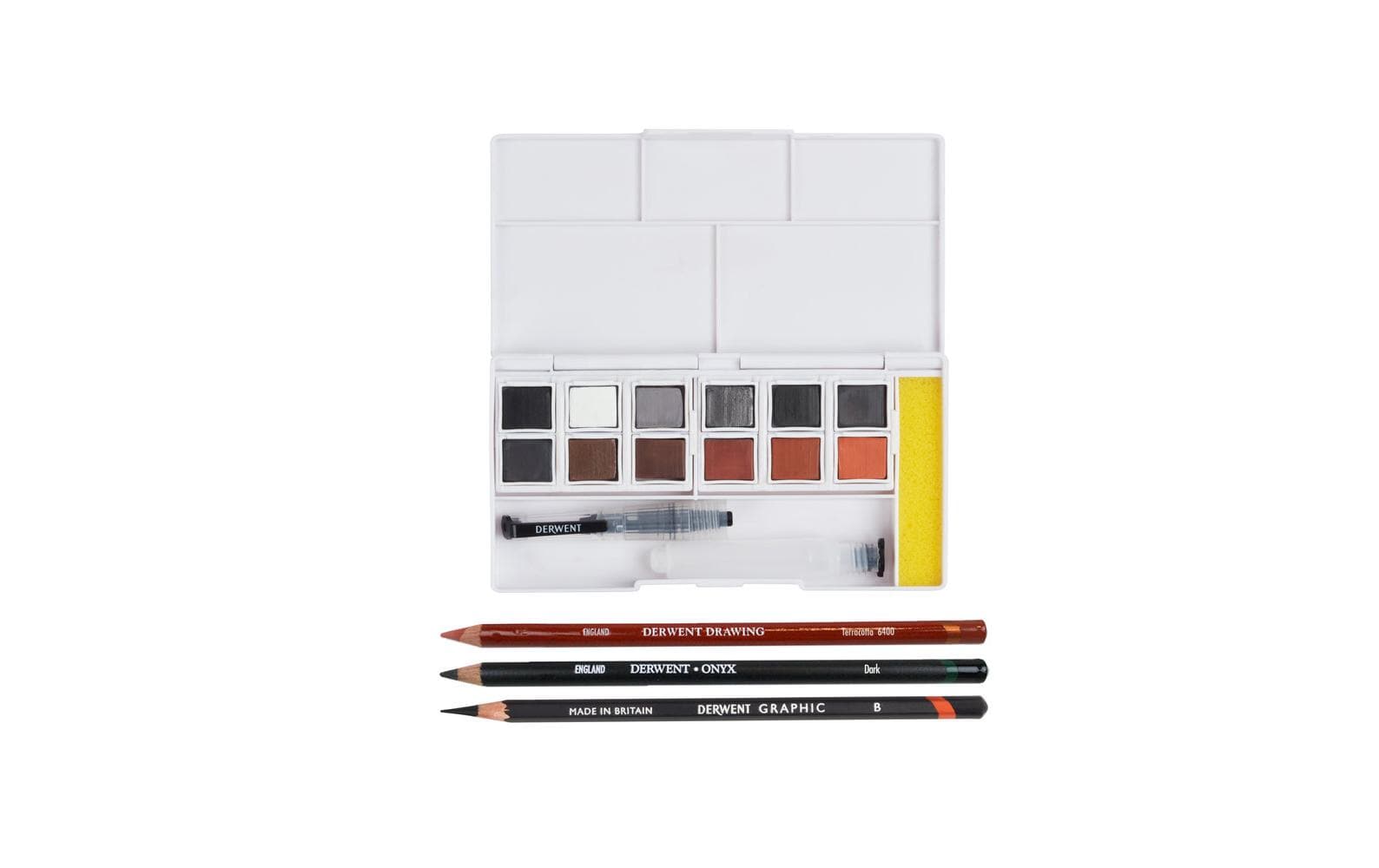 Derwent Professionelles Pigment/Tinte, Bastelfarbe – Mehrfarbig – 12 Farben
