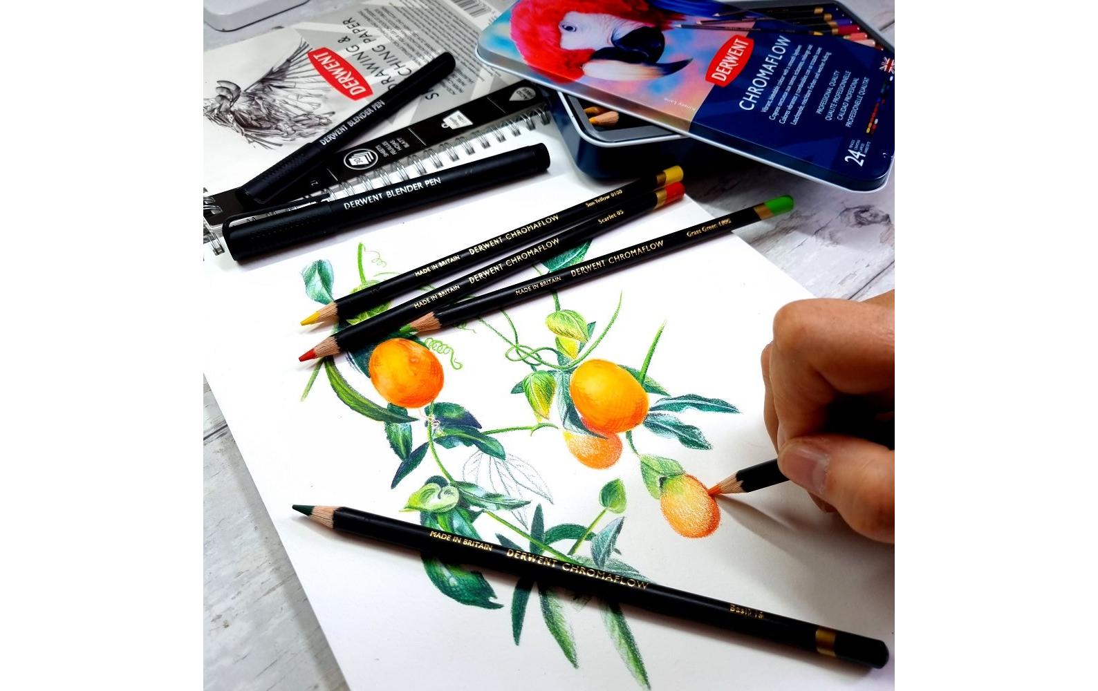 Derwent Professionelle Aquarellfarbstifte – 24 Stk.