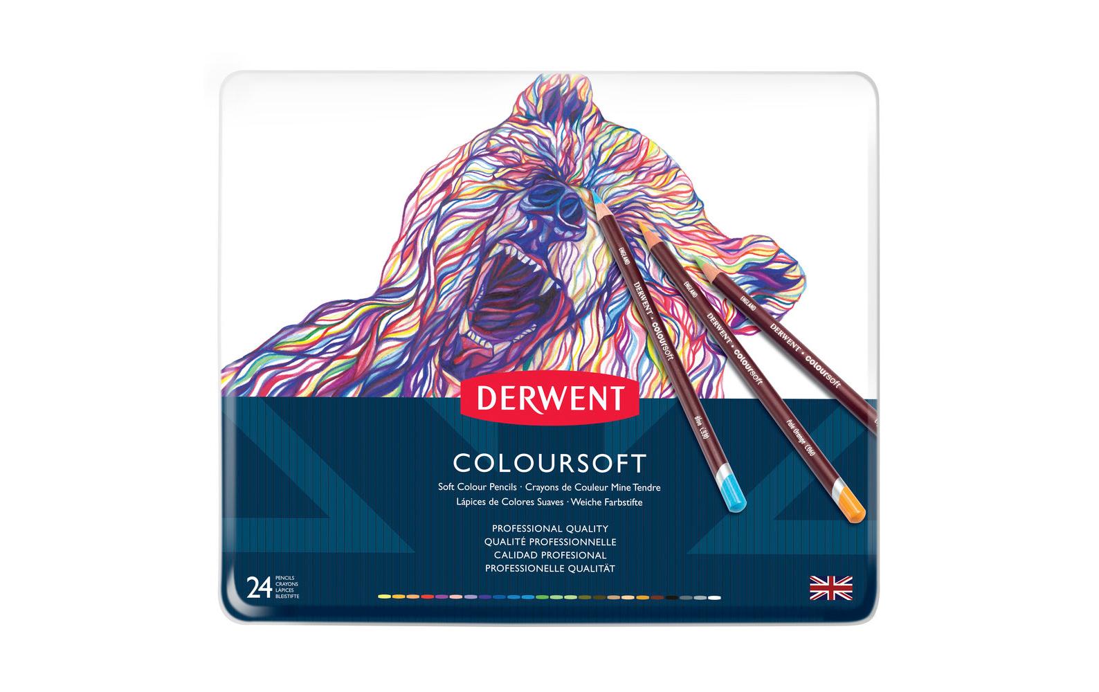 Derwent Buntstift Mehrfarbig 24er-Etui