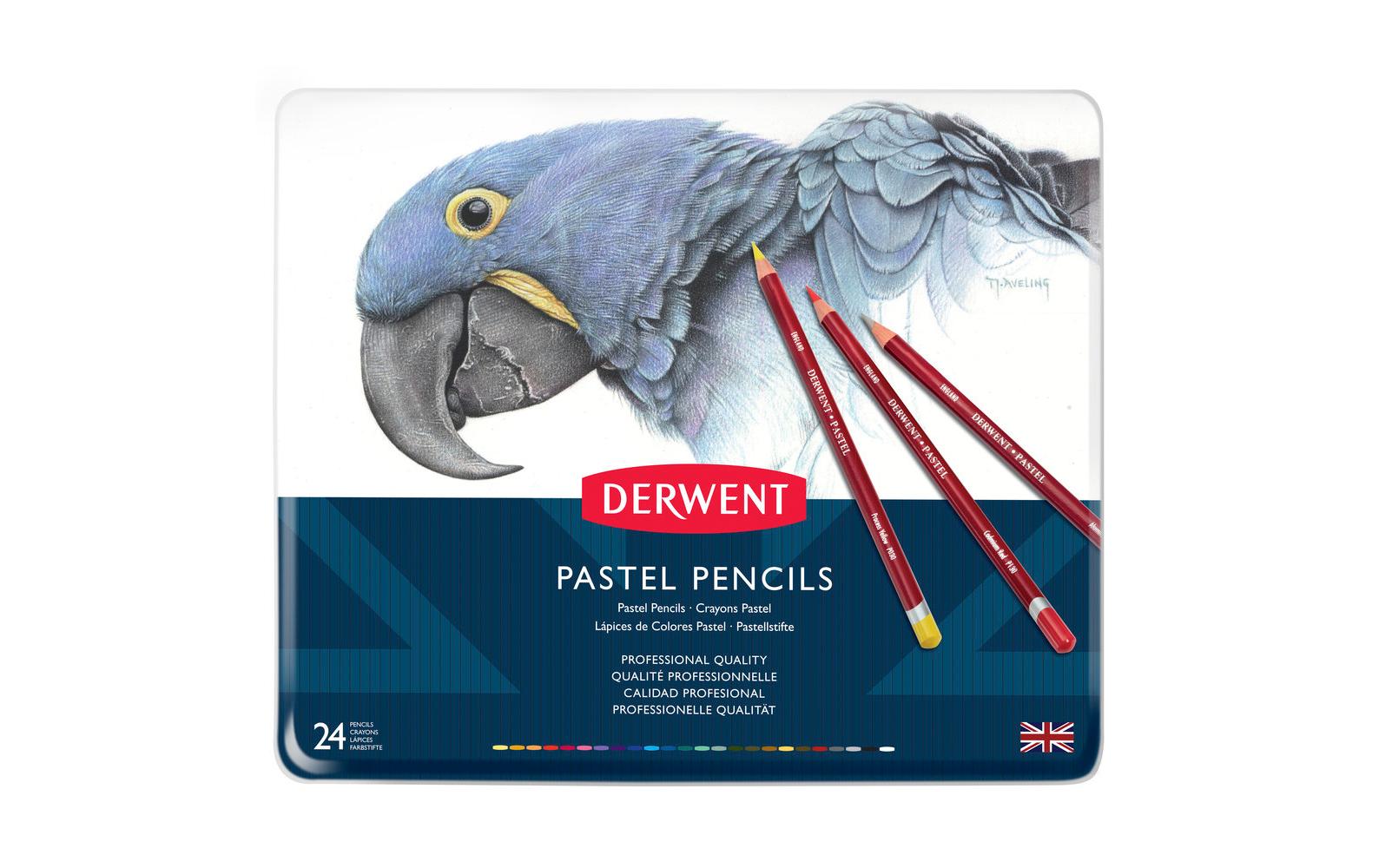 Derwent Buntstifte Professional Pastell – 24 Farben