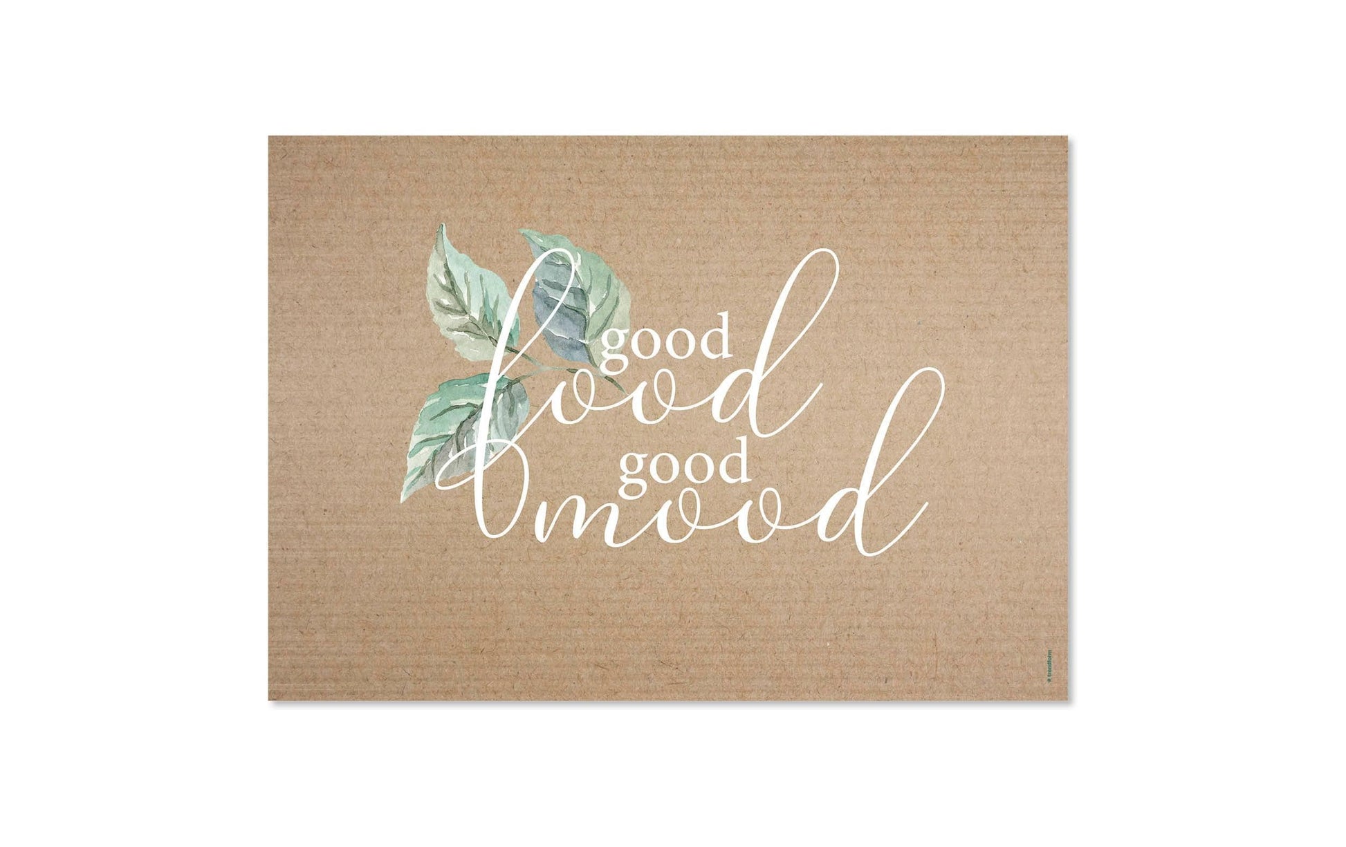 Trendform Tischset Pleasure, Papier, Rechteckig, Pflanzenmotiv – 29,7 × 42 cm – FSC – 12 Stk.