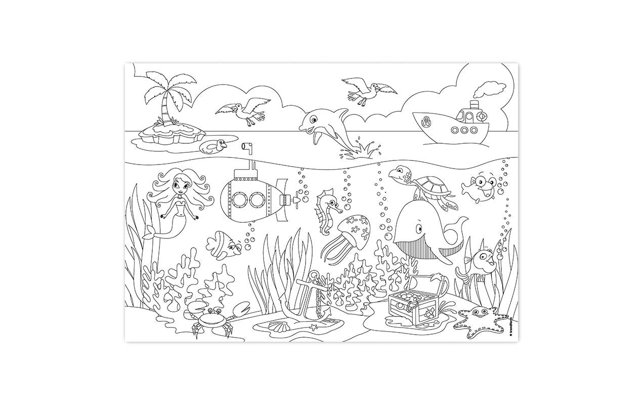 Trendform Tischset für Kinder, Papier, Bauernhof-Motiv – 29,7 × 42 cm – FSC – 12 Stk.