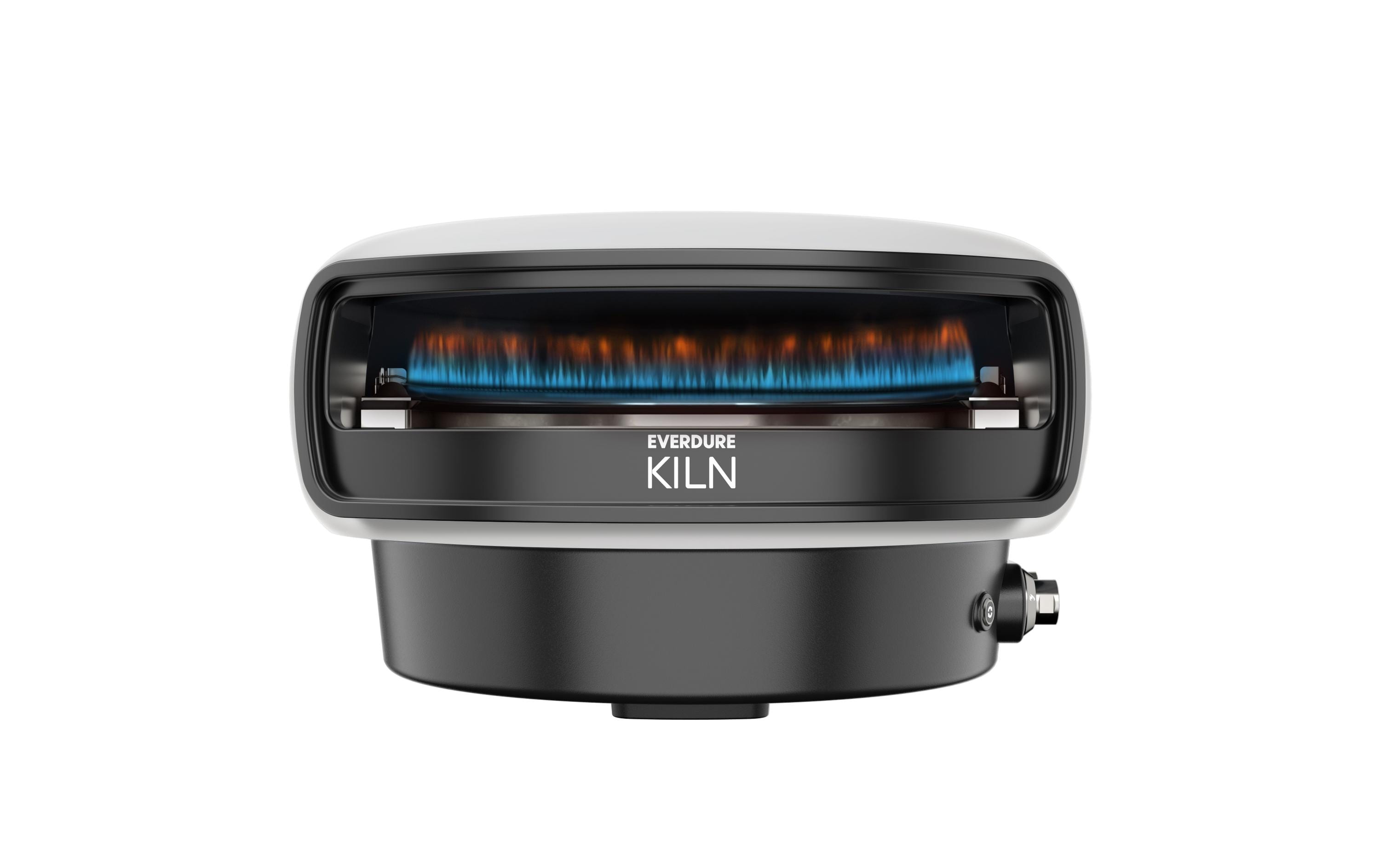 Everdure Pizzaofen KILN – 2 Brenner, Pizzastein – Grau