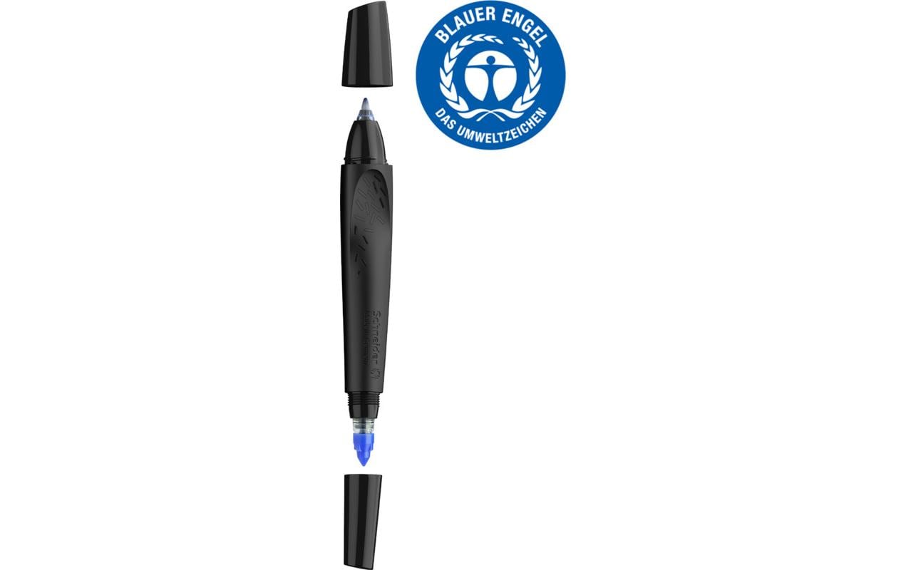 Schneider AG Schneider Breeze – Tintenroller, schnelltrocknend, mit Kappe, 0,5 mm, blau
