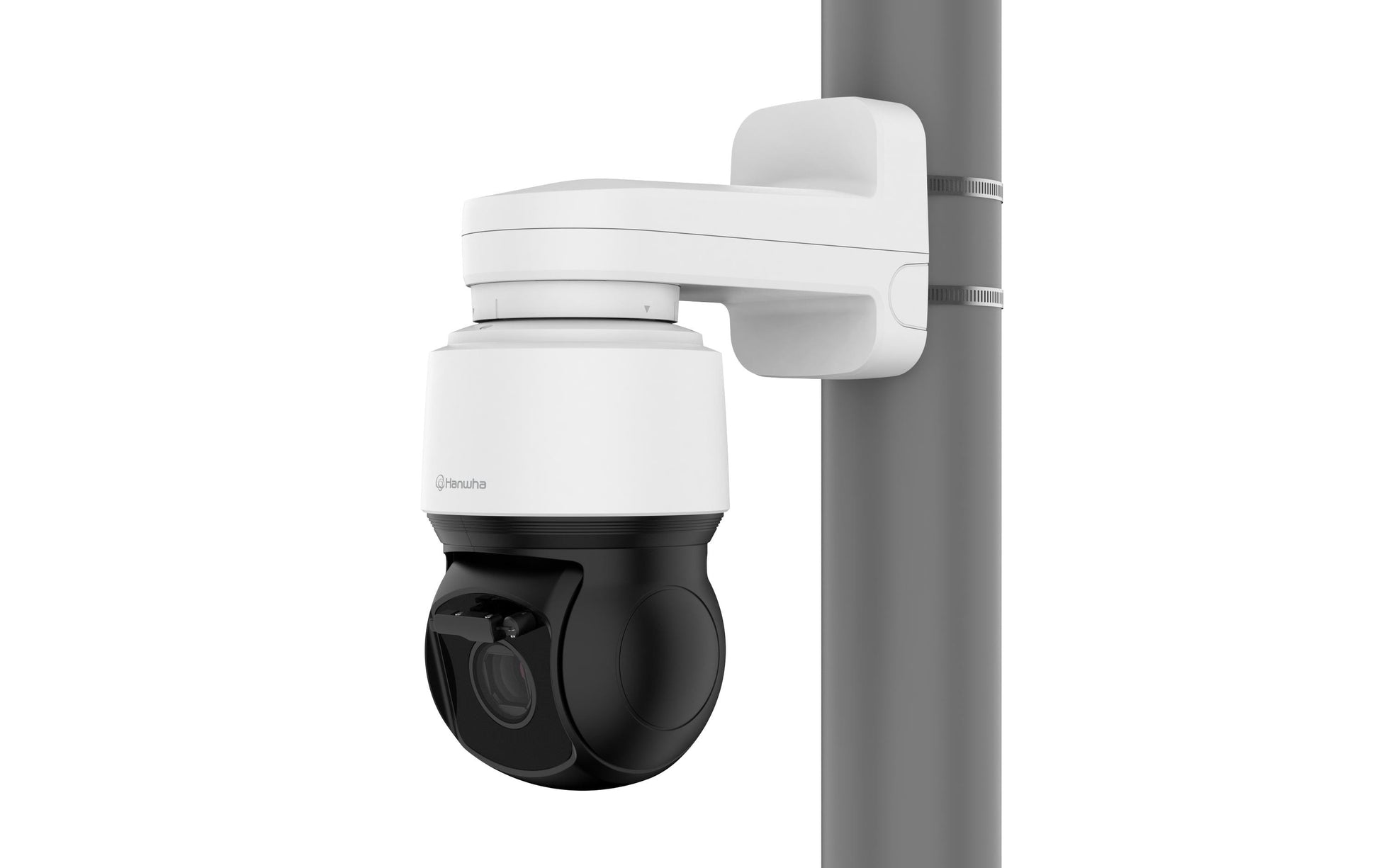 Hanwha Wand- und Masthalterung SBP-250WMW – 318,5 × 137 mm – Mastmontage, Outdoor – für SBP-115PFA, SBP-115PA