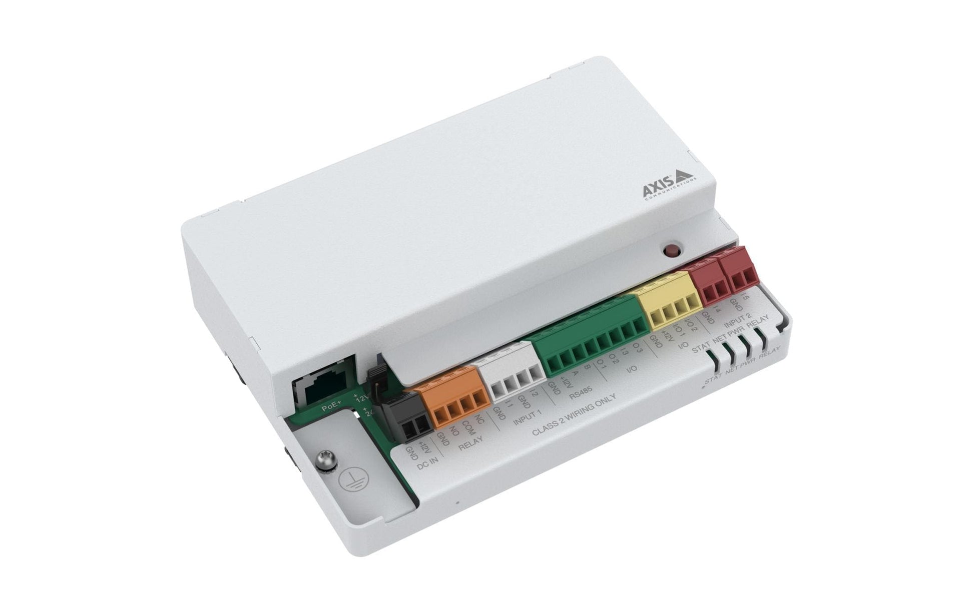 Axis A9210 Network I/O Relaismodul – Digital, 8-Kanal, 12 V DC – Weiss