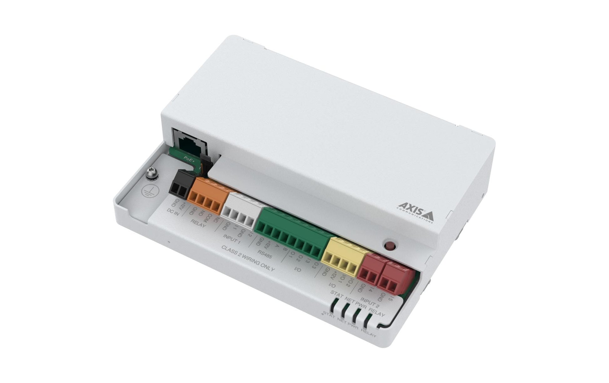 Axis A9210 Network I/O Relaismodul – Digital, 8-Kanal, 12 V DC – Weiss