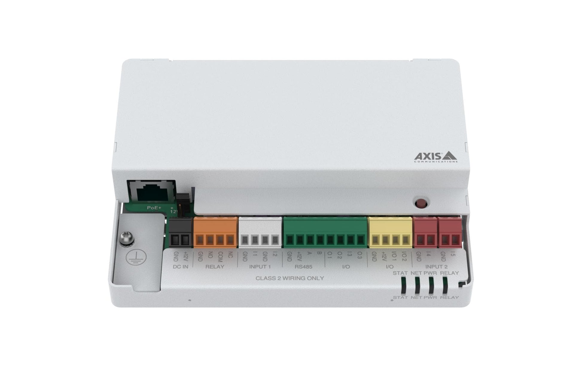 Axis A9210 Network I/O Relaismodul – Digital, 8-Kanal, 12 V DC – Weiss