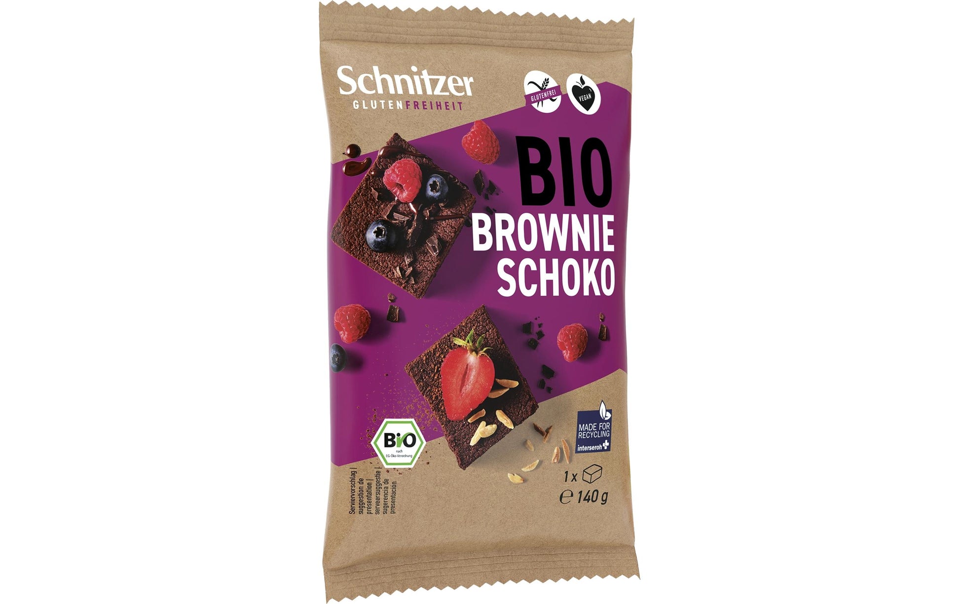 Schnitzer Kuchen – Zartbitterschokolade, Bio, Vegan – 140 g