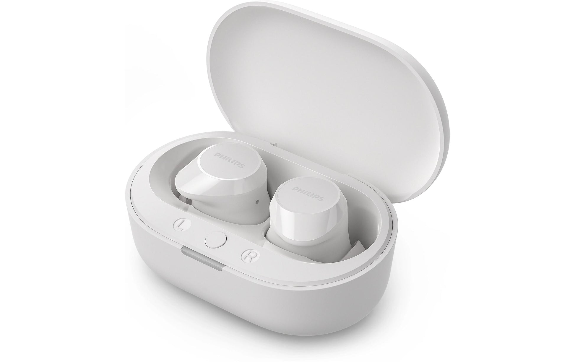 Philips TAT1209WT – True Wireless In-Ear Kopfhörer – Bluetooth – IPX4, Touch-Steuerung – Weiss – bis 18 h