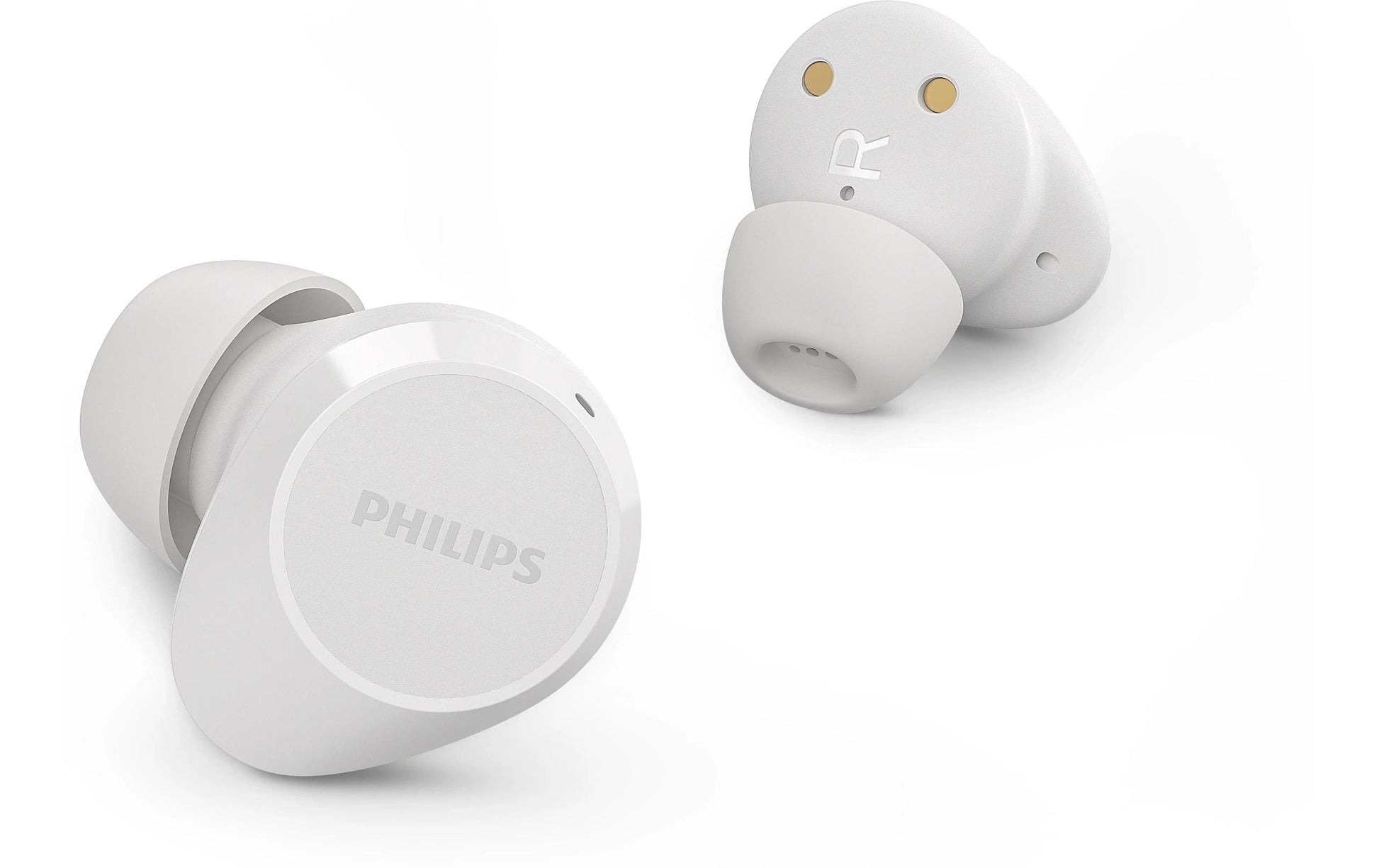Philips TAT1209WT – True Wireless In-Ear Kopfhörer – Bluetooth – IPX4, Touch-Steuerung – Weiss – bis 18 h