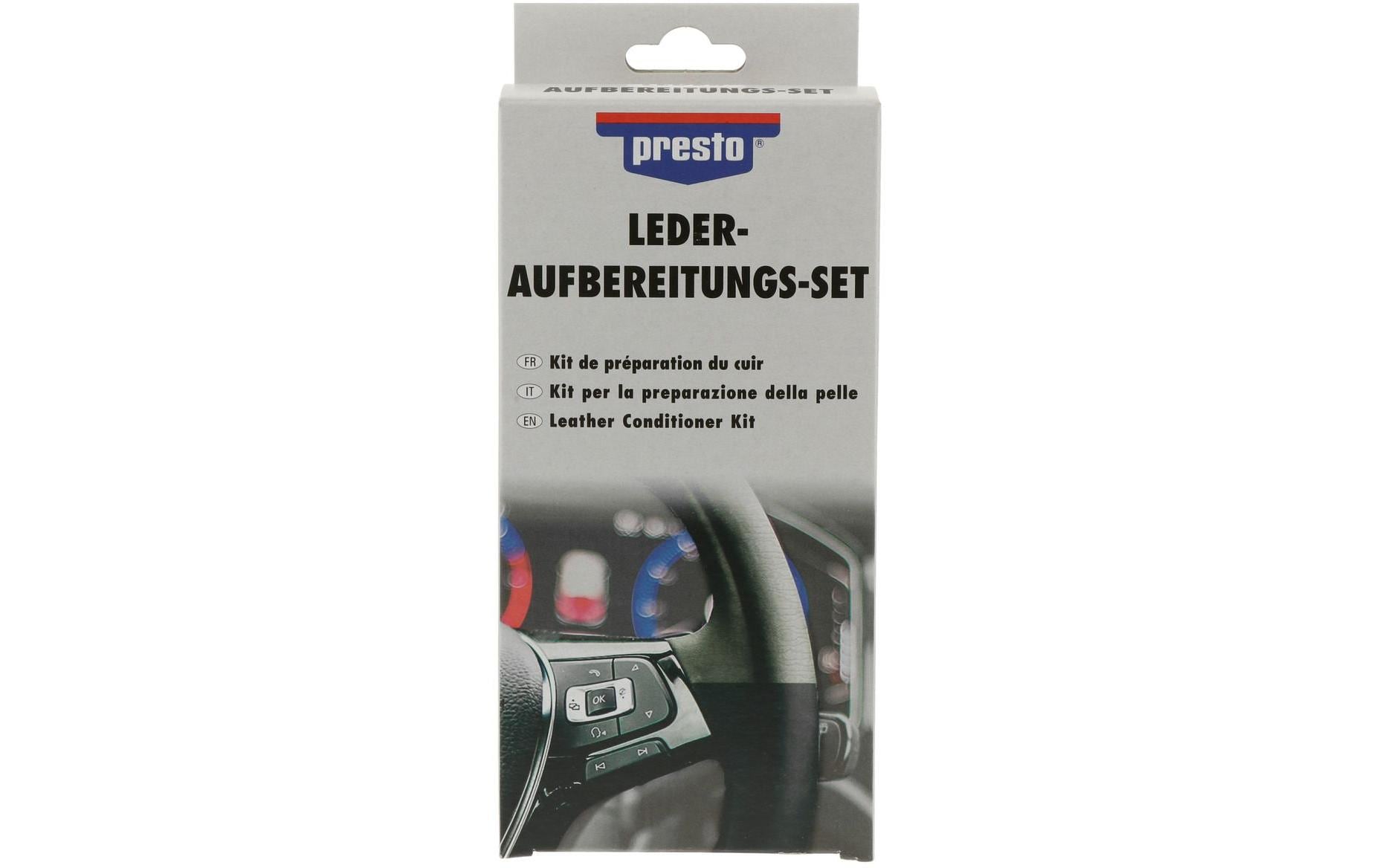 Presto Lederpflege – für Leder – Set