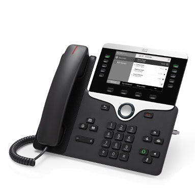 Cisco 8811 – IP-Telefon, 5 SIP-Konten, 5", Gigabit, PoE, Freisprechen, Anthrazit