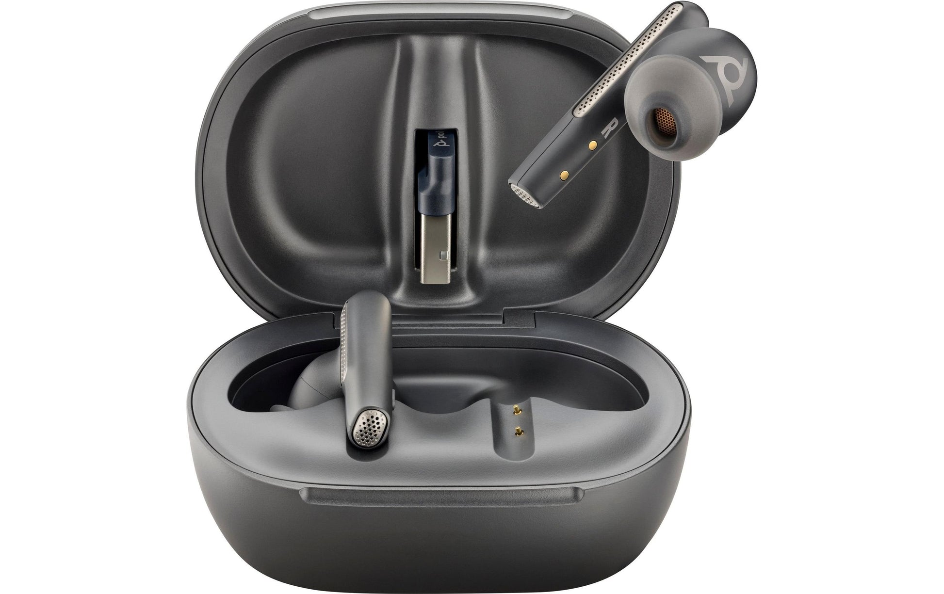 Poly Voyager Free 60+ UC – True Wireless In-Ear Kopfhörer – Bluetooth 5,3, ANC – schwarz – bis 24 h