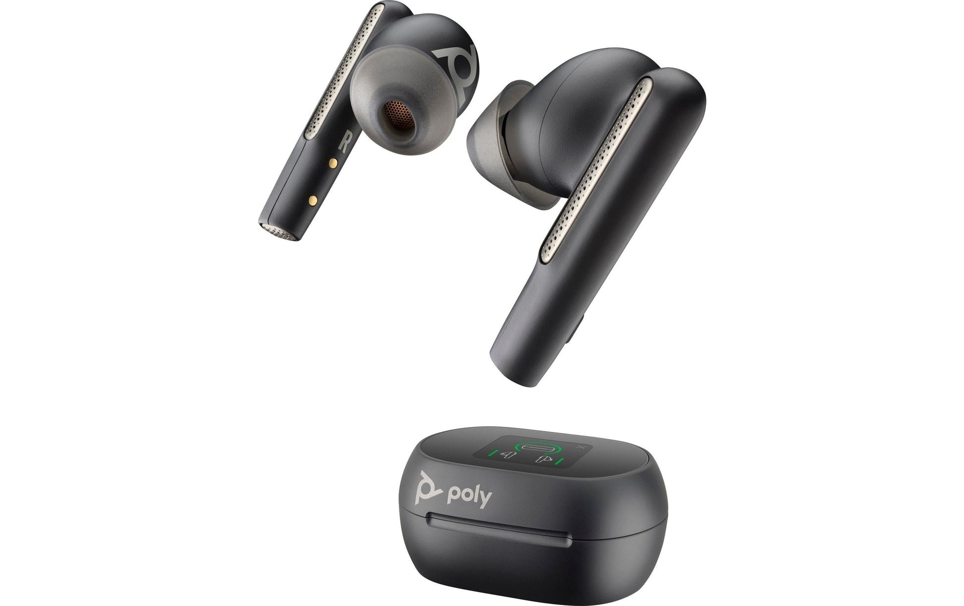 Poly Voyager Free 60+ UC M Carbon – In-Ear Headset – Bluetooth, ANC – Schwarz – bis 16 h
