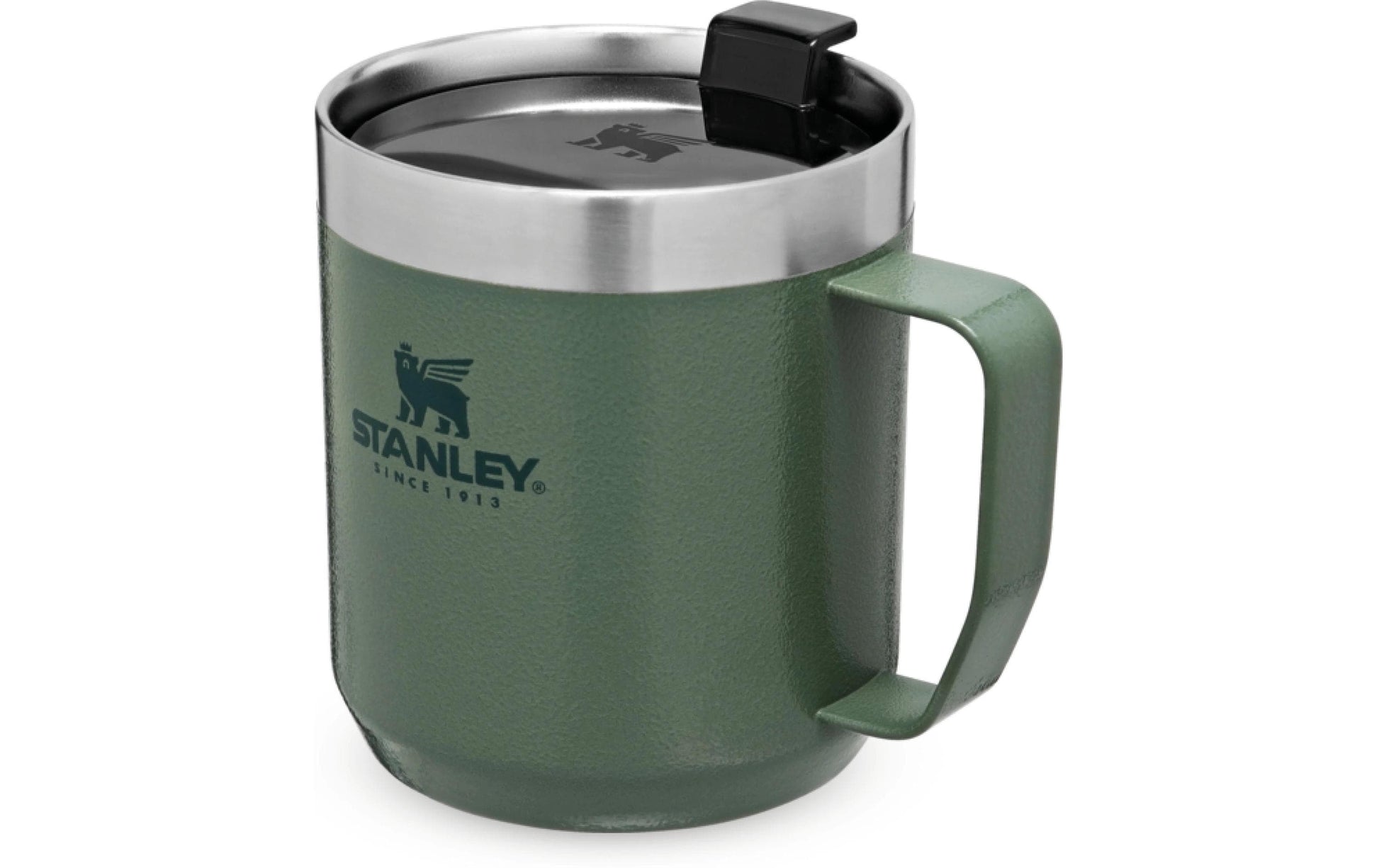 Stanley Camp Mug Thermobecher 350 ml – doppelwandig 1,5 h heiss/3 h kalt, Edelstahl, grün