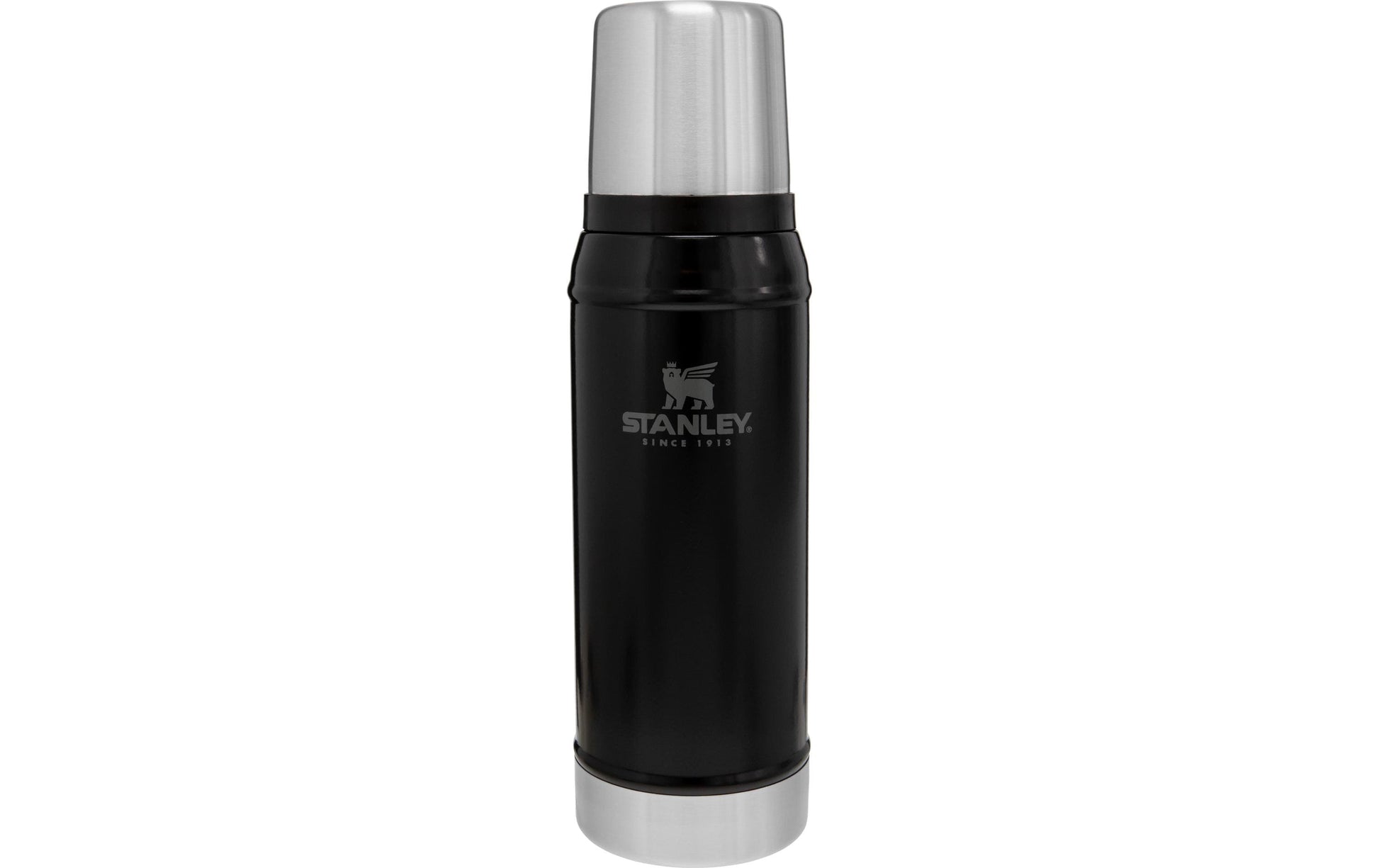 Stanley Classic Isolierflasche 750 ml – doppelwandig 20 h heiss/20 h kalt, Edelstahl, Schraubdeckel