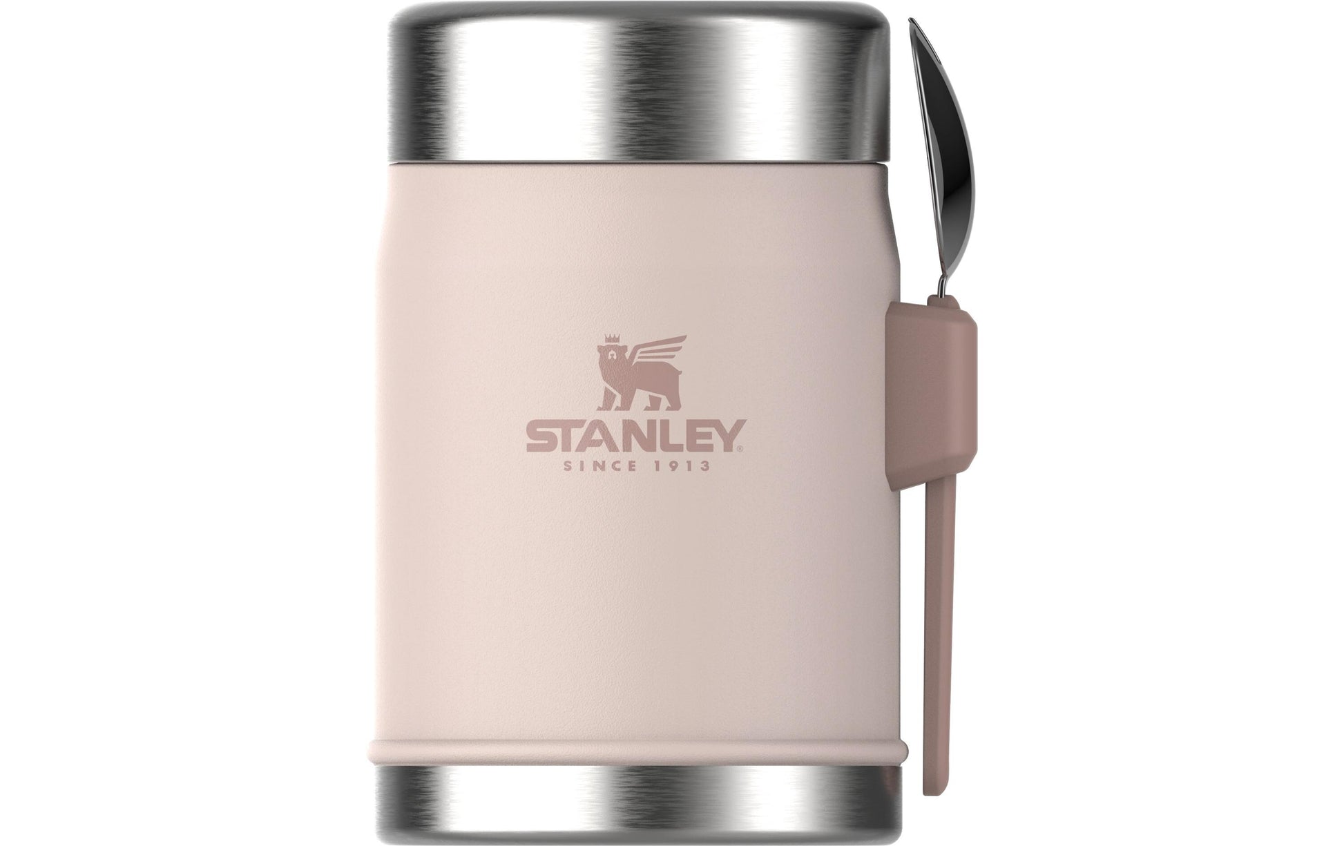 Stanley Vorratsdose 400 ml, 13,5 × 8,6 × 10,7 cm, Edelstahl, vakuumisoliert, leckdicht, rosa